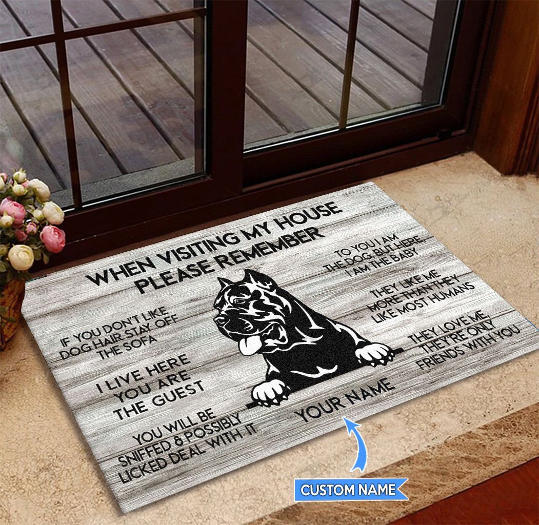 cane corso doormat