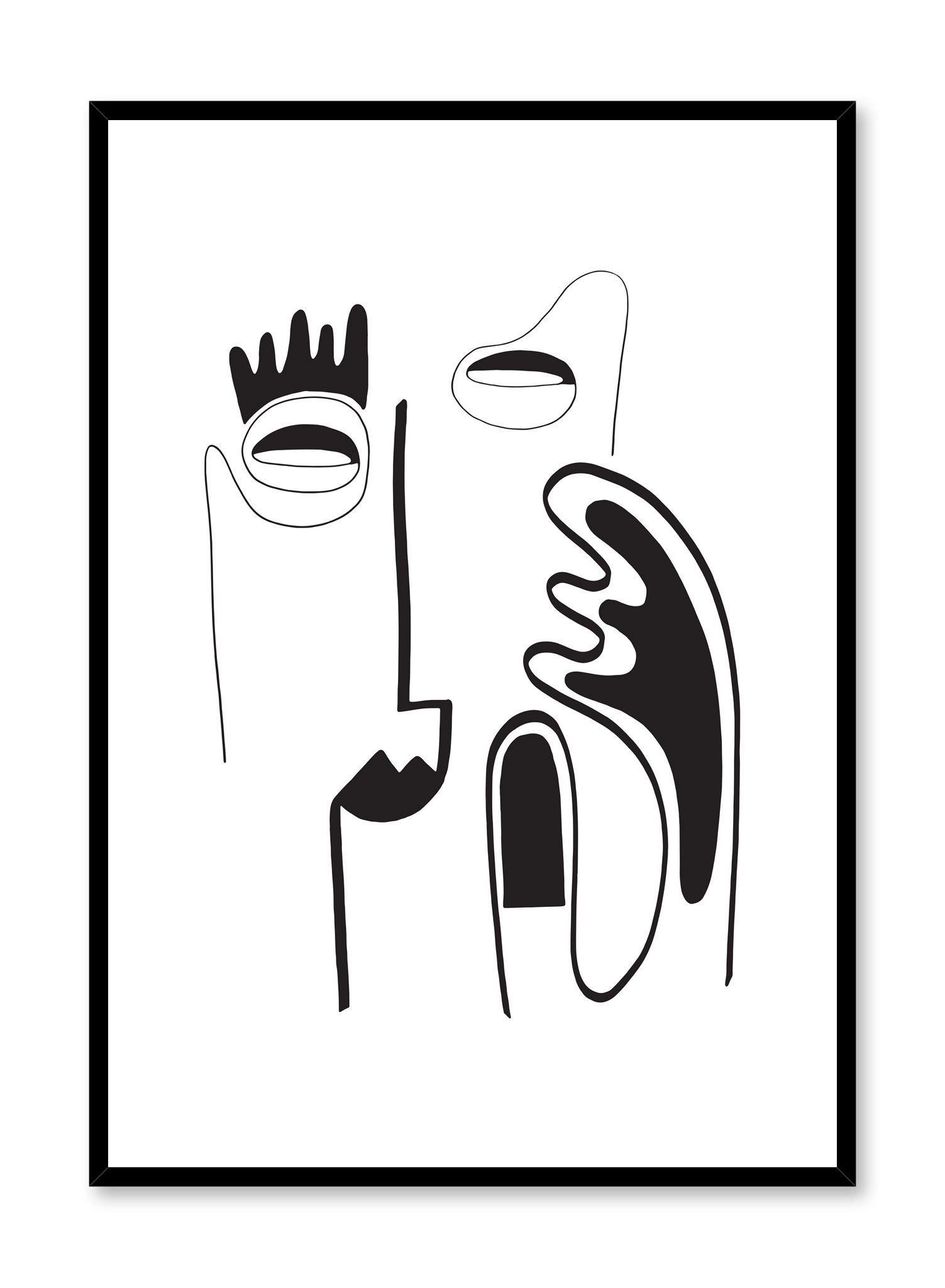 Abstract Emotion Poster Prints Wall Art Gift For Home Decoration 12x18 16x24 20x30 24x36 Inches