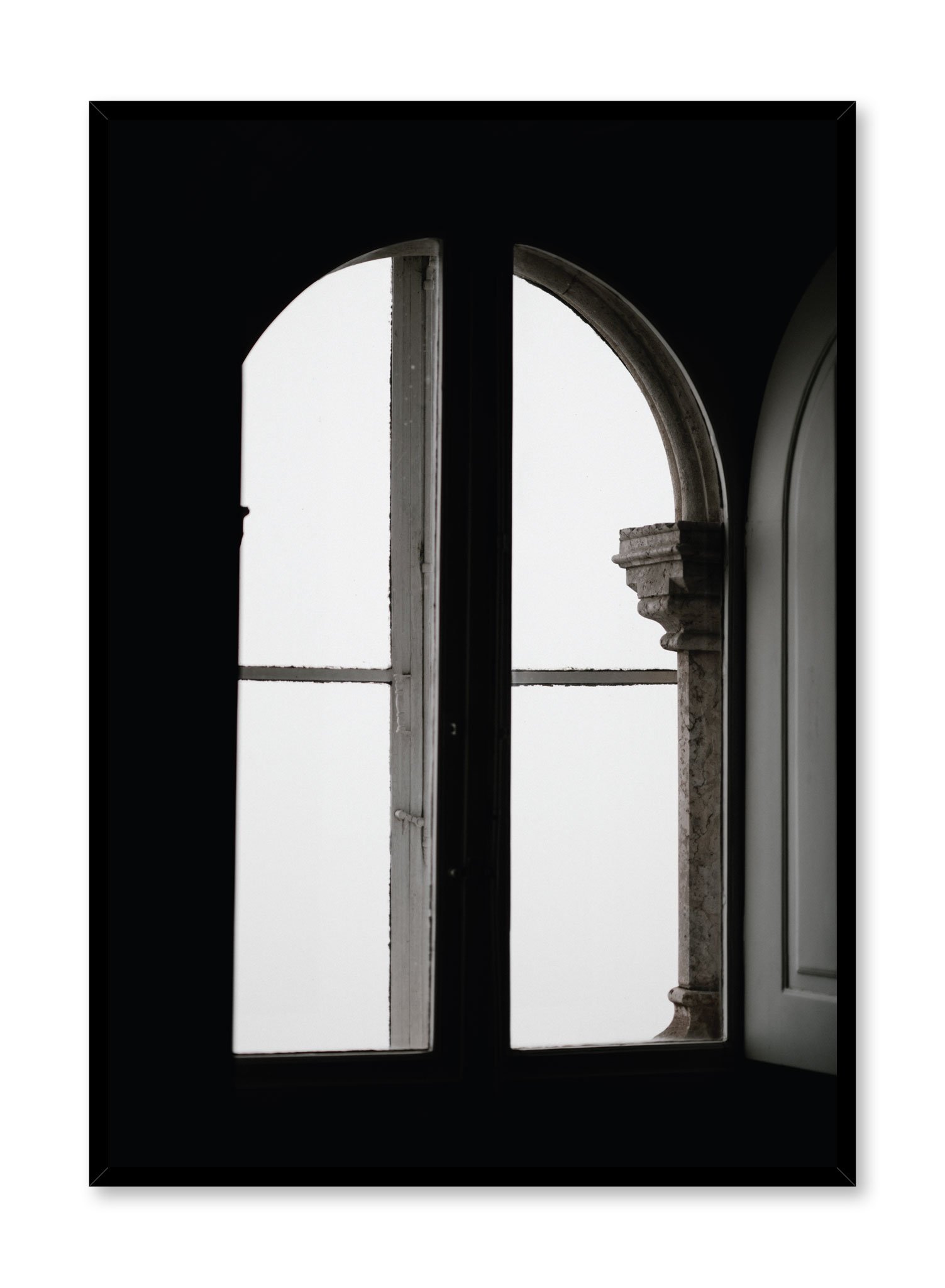 Arched Window Poster Prints Wall Art Gift For Home Decoration 12x18 16x24 20x30 24x36 Inches