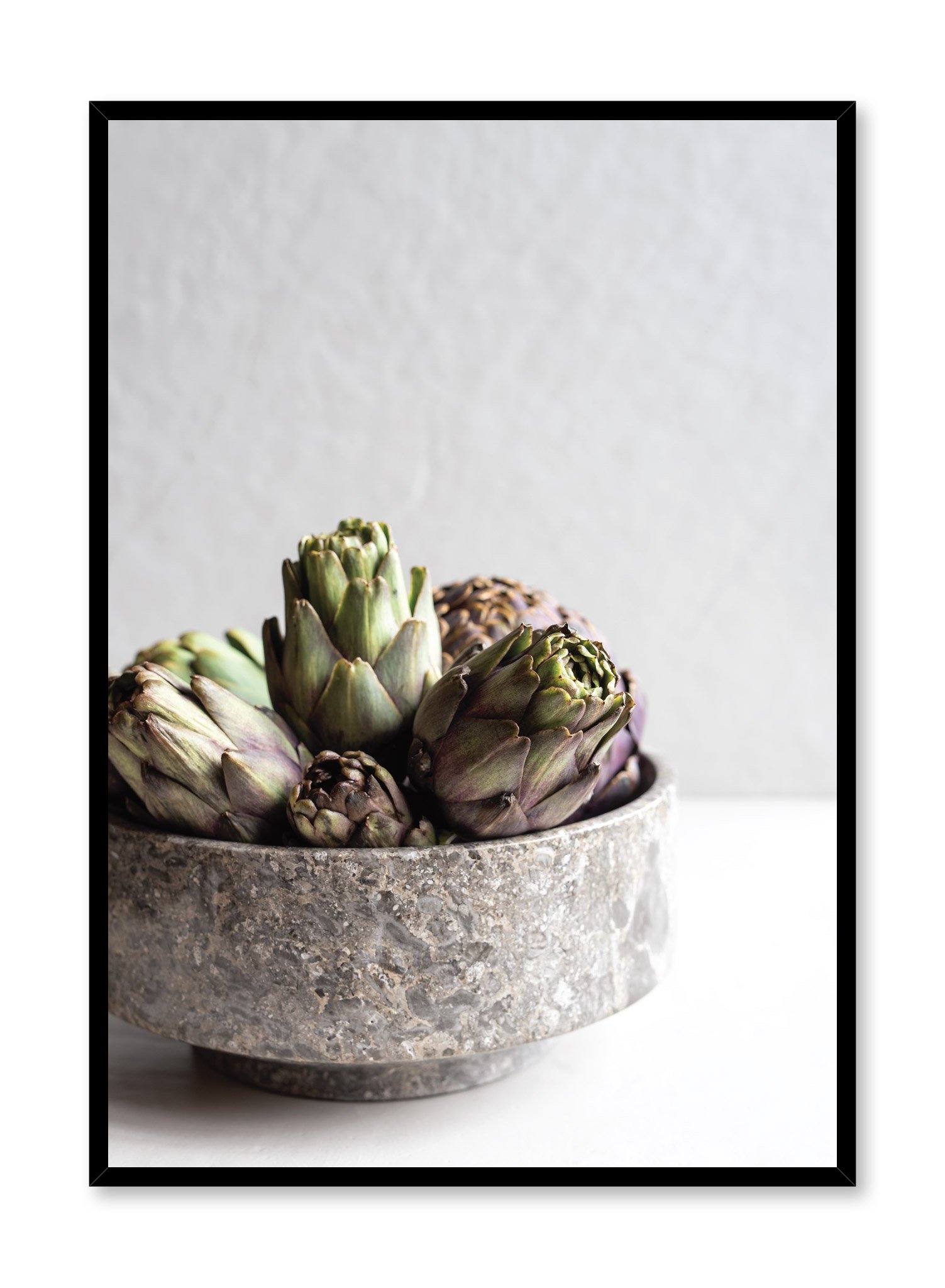 Artichoke Bowl Poster Prints Wall Art Gift For Home Decoration 12x18 16x24 20x30 24x36 Inches