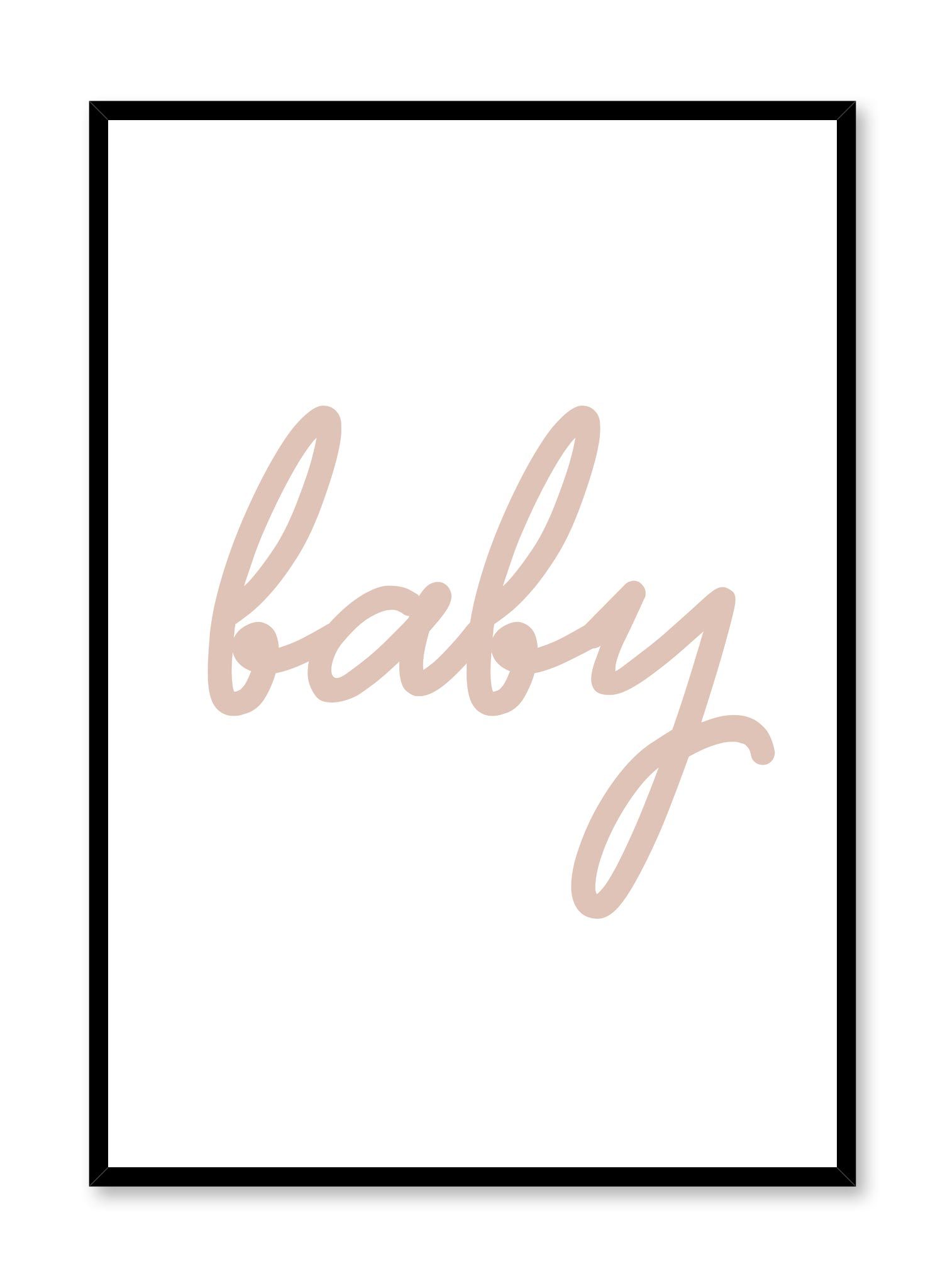 Baby In Beige Poster Prints Wall Art Gift For Home Decoration 12x18 16x24 20x30 24x36 Inches