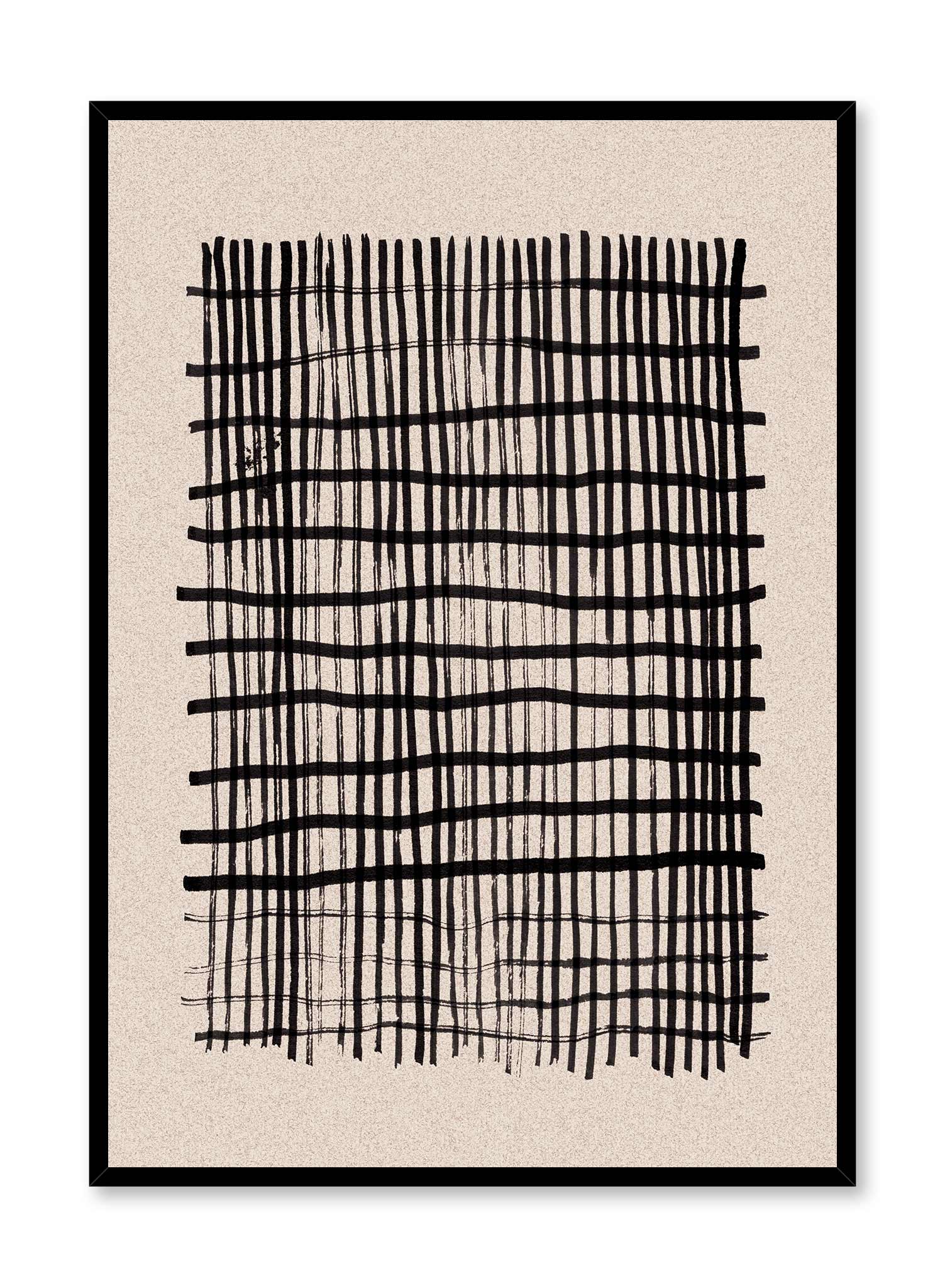 Bamboo Fence Poster Prints Wall Art Gift For Home Decoration 12x18 16x24 20x30 24x36 Inches