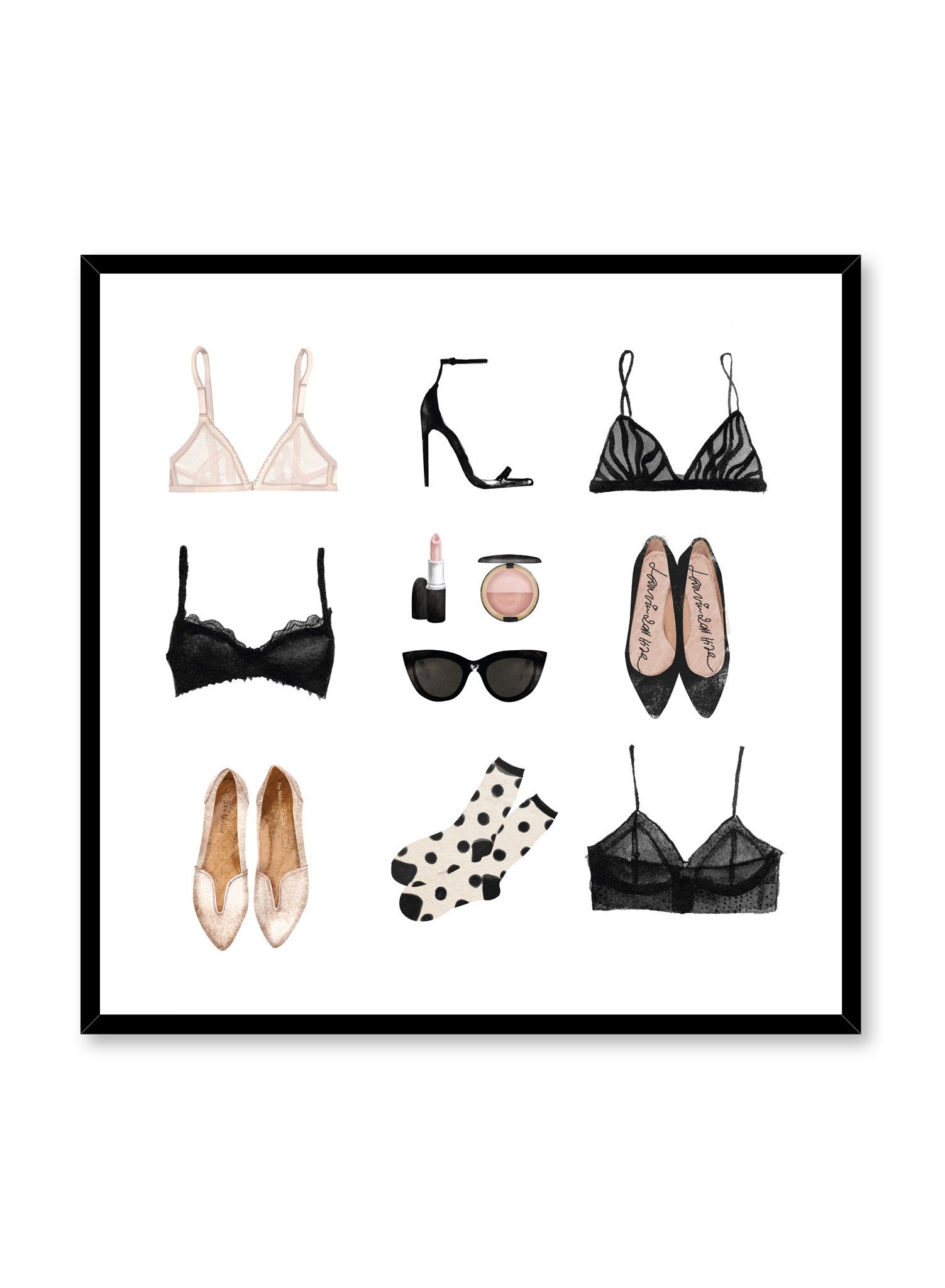 Basics Poster Prints Wall Art Gift For Home Decoration 12x18 16x24 20x30 24x36 Inches