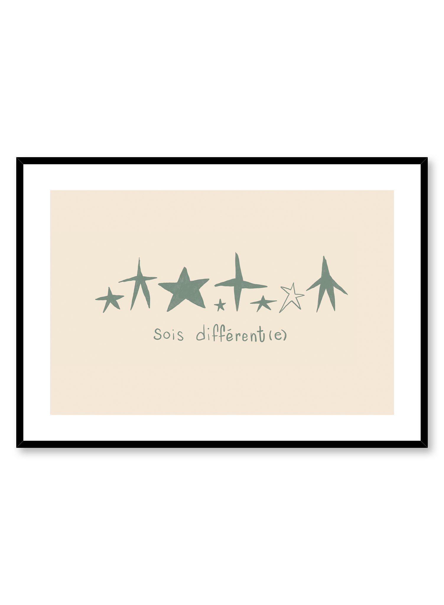 Be Different Poster Prints Wall Art Gift For Home Decoration 12x18 16x24 20x30 24x36 Inches