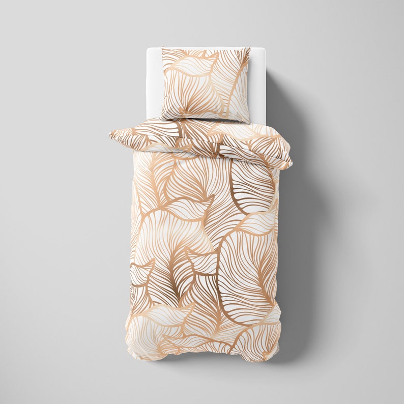 Bedding Set Golden Leaves
