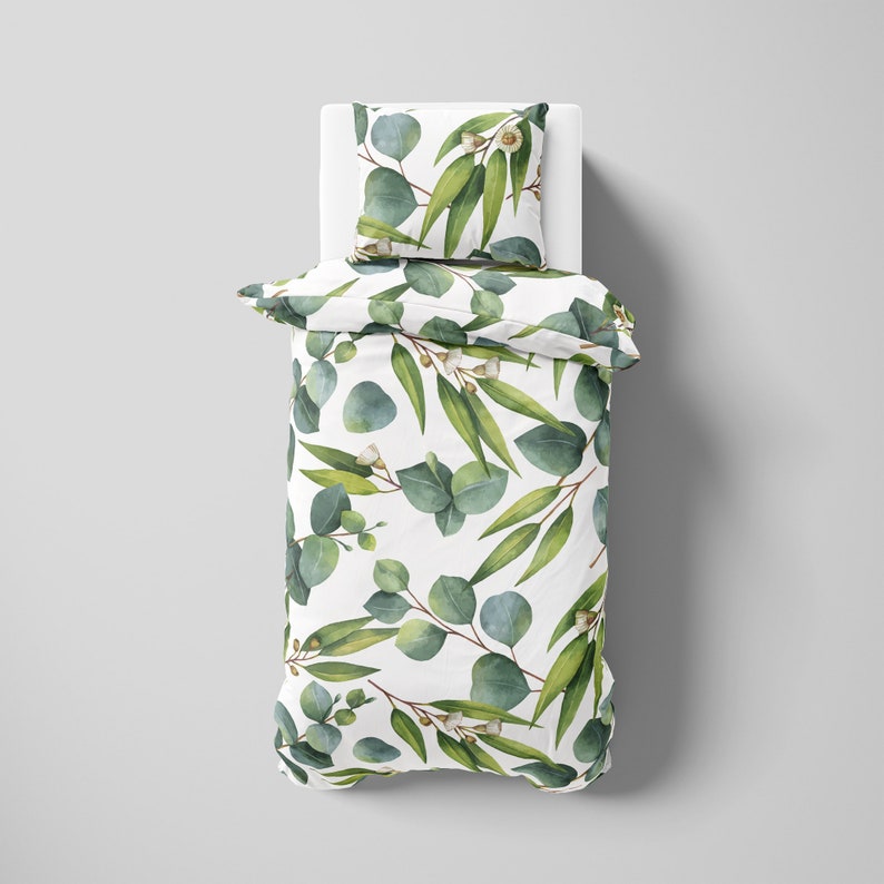 Bedding Set Green Branches