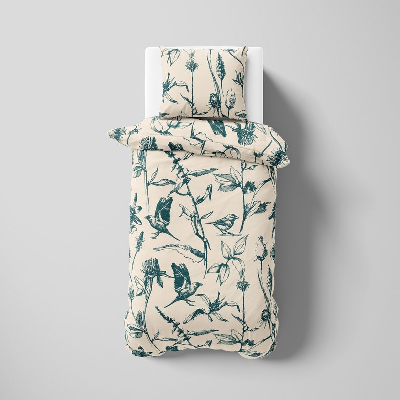Bedding Set Herbs And Birds