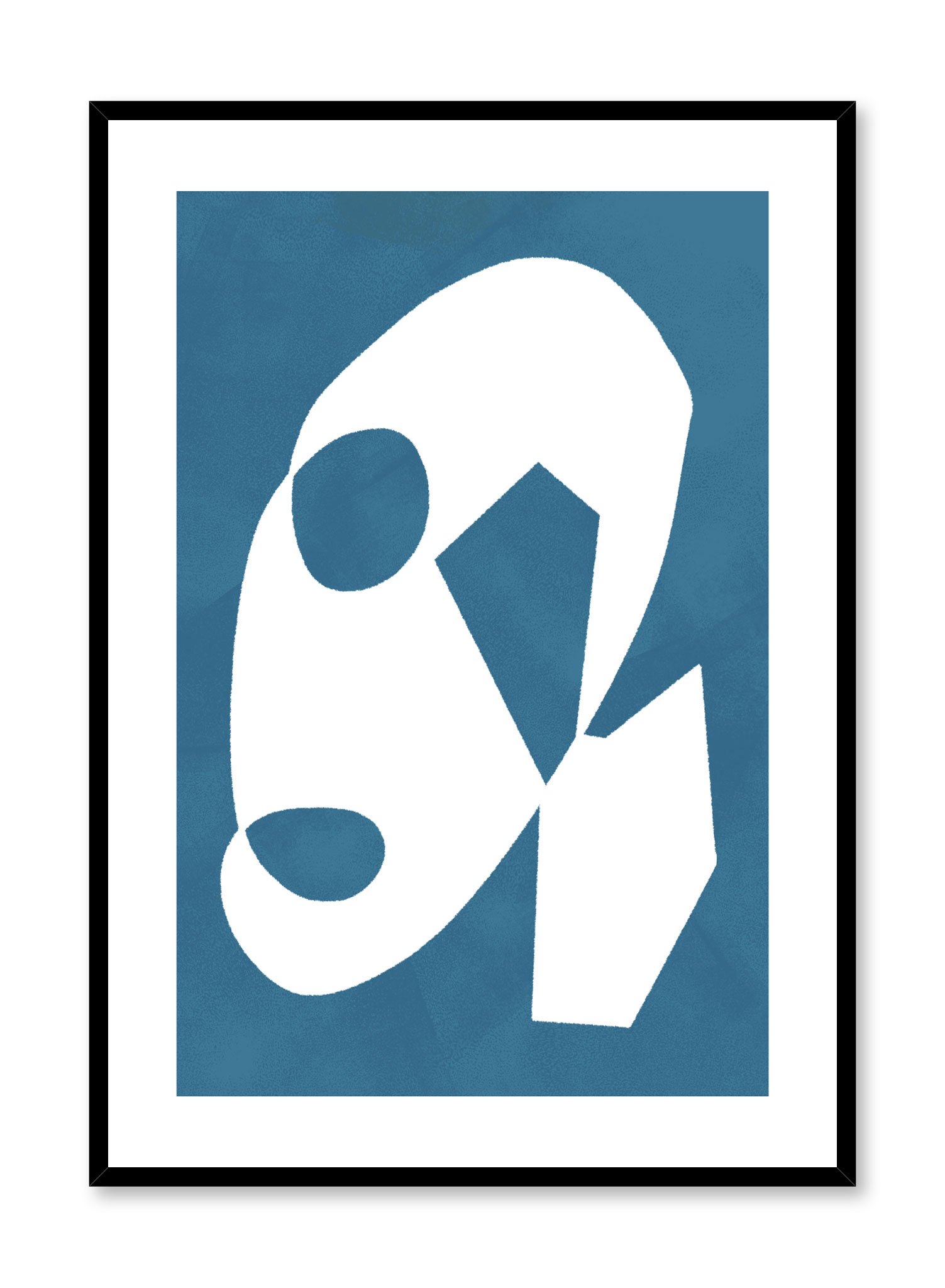 Blue Palette Poster Prints Wall Art Gift For Home Decoration 12x18 16x24 20x30 24x36 Inches
