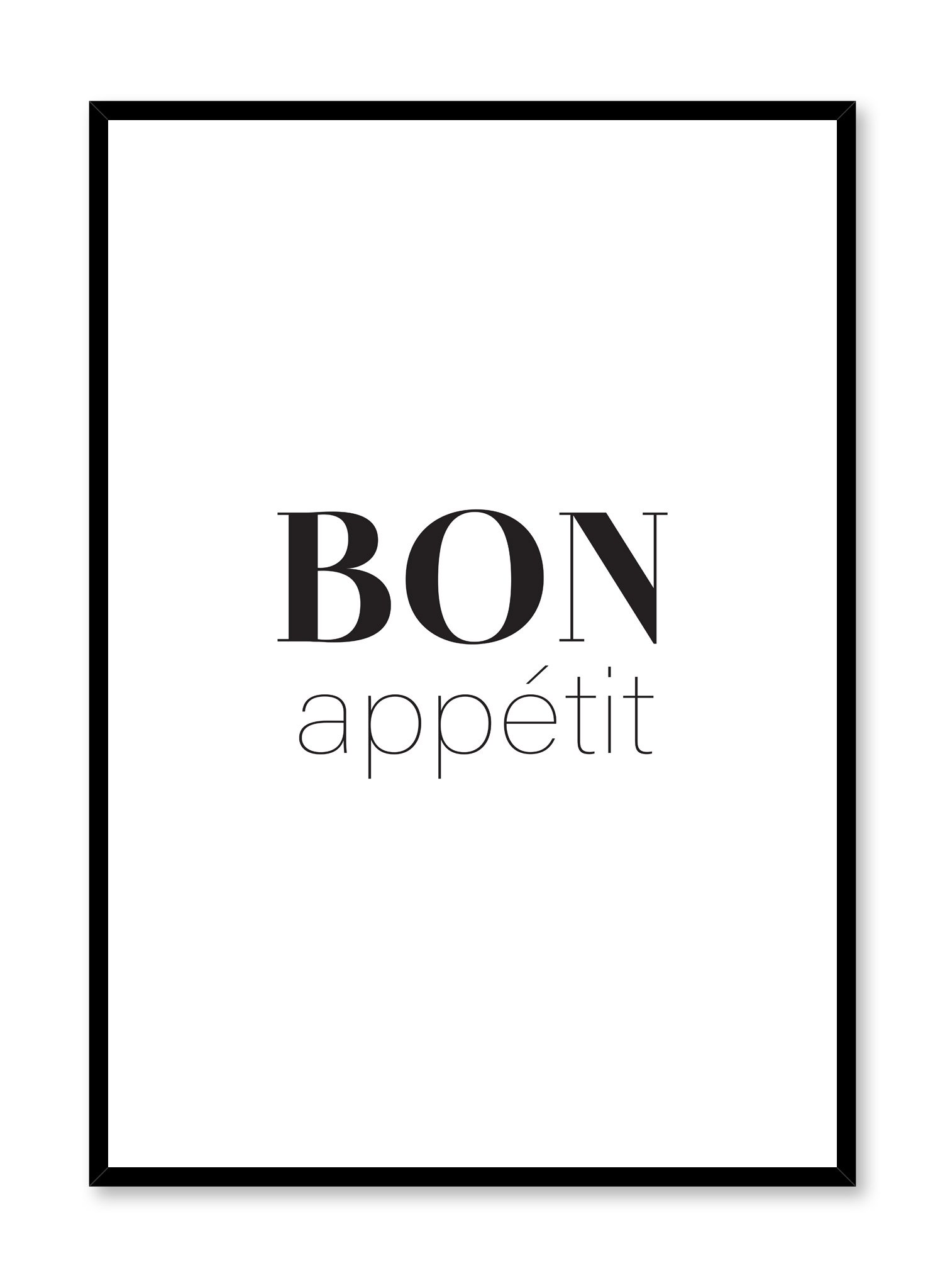 Bon Appétit Poster Prints Wall Art Gift For Home Decoration 12x18 16x24 20x30 24x36 Inches
