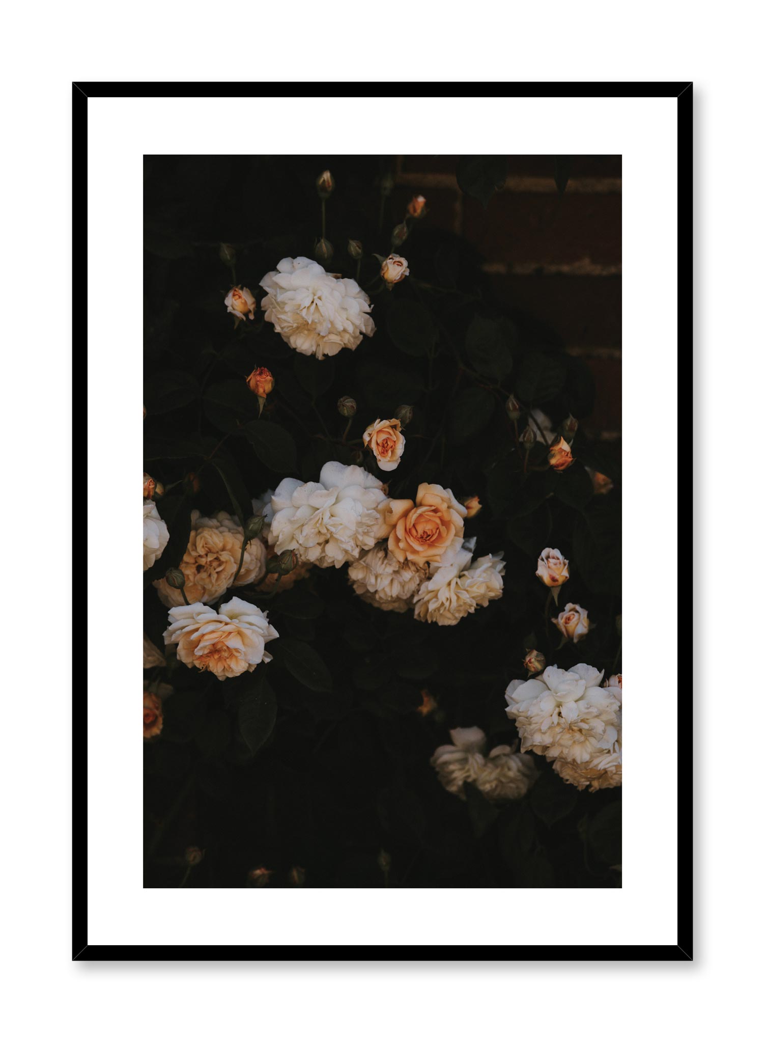 Bricks And Blooms Poster Prints Wall Art Gift For Home Decoration 12x18 16x24 20x30 24x36 Inches