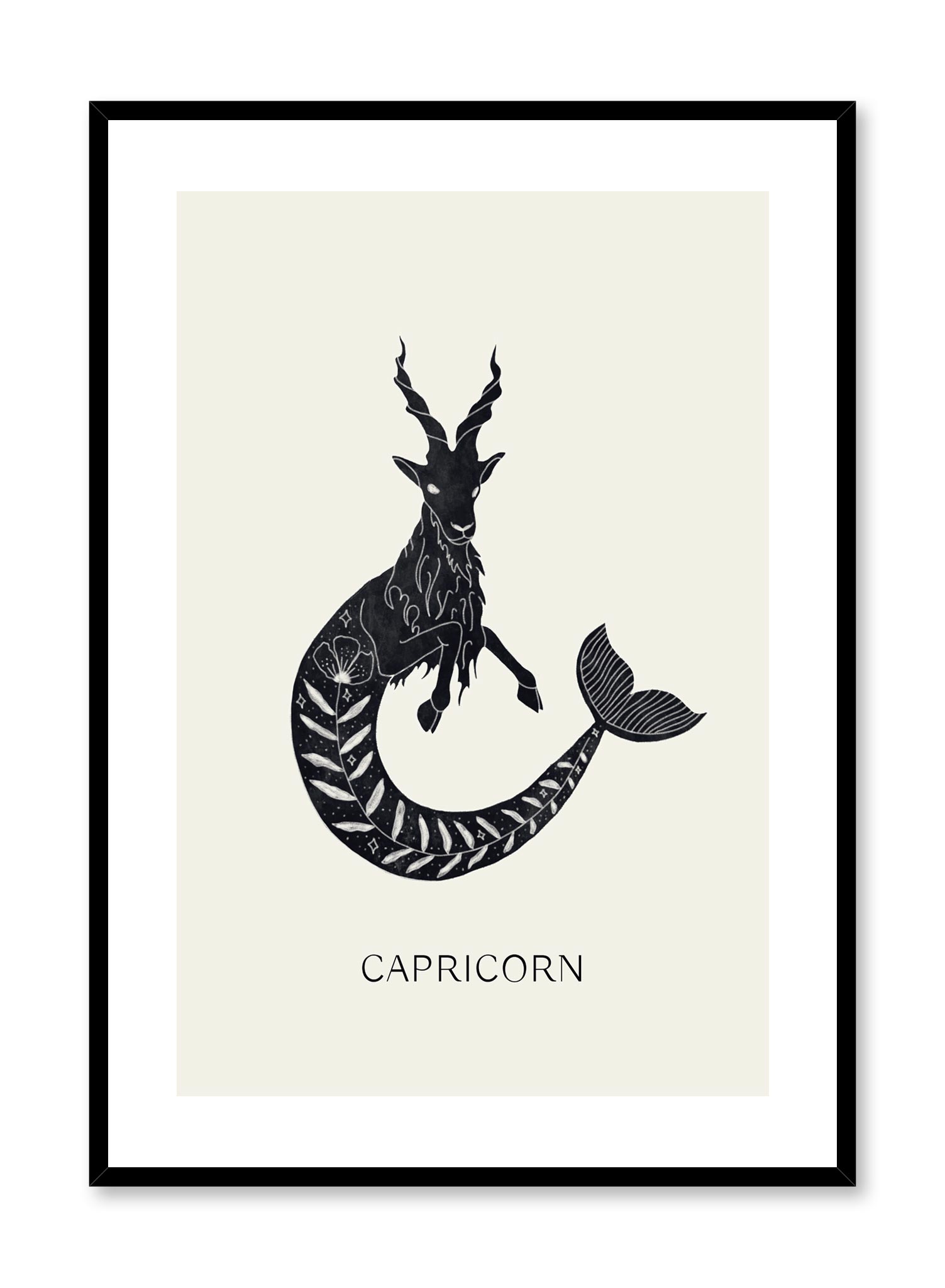 Capricorn Poster Prints Wall Art Gift For Home Decoration 12x18 16x24 20x30 24x36 Inches