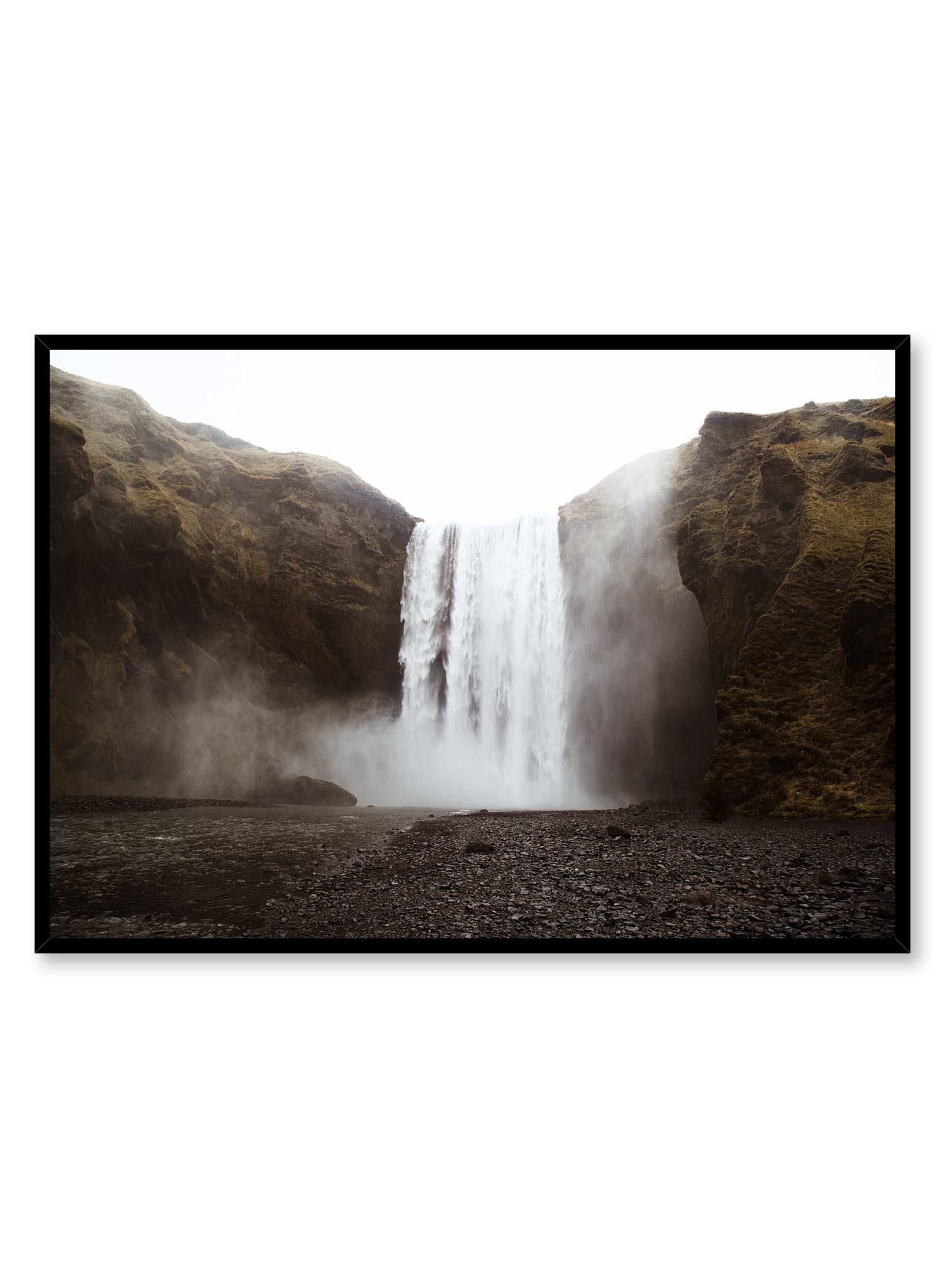 Cascading Scenery Poster Prints Wall Art Gift For Home Decoration 12x18 16x24 20x30 24x36 Inches
