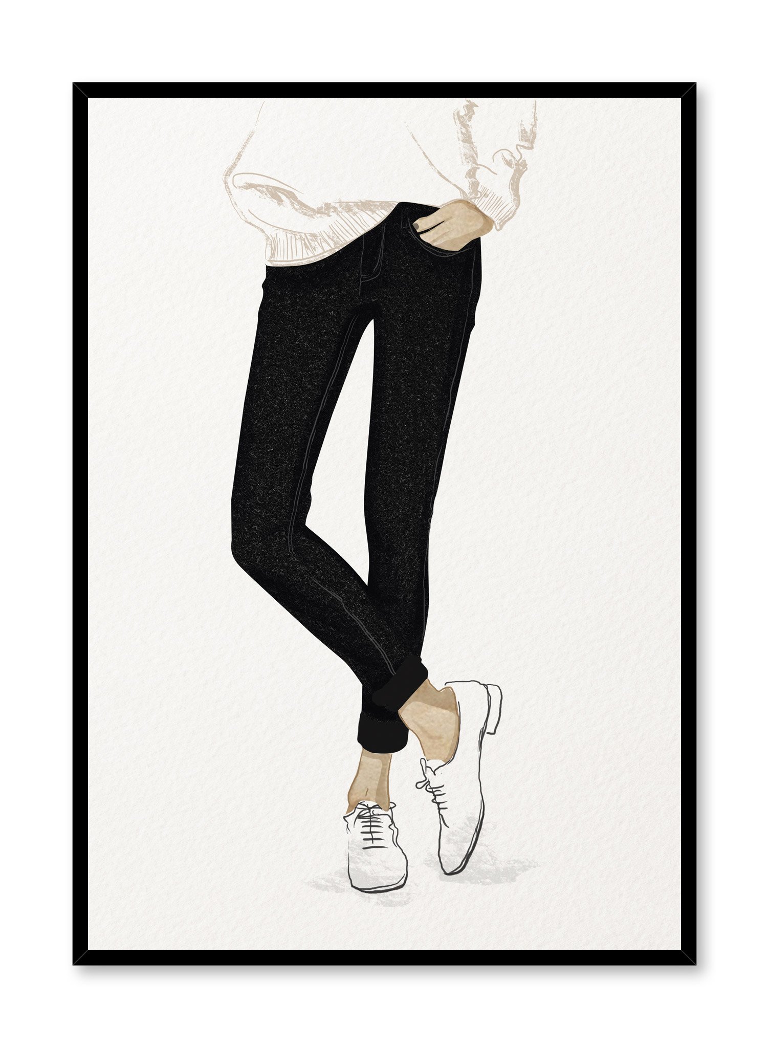 Casual Cool Poster Prints Wall Art Gift For Home Decoration 12x18 16x24 20x30 24x36 Inches