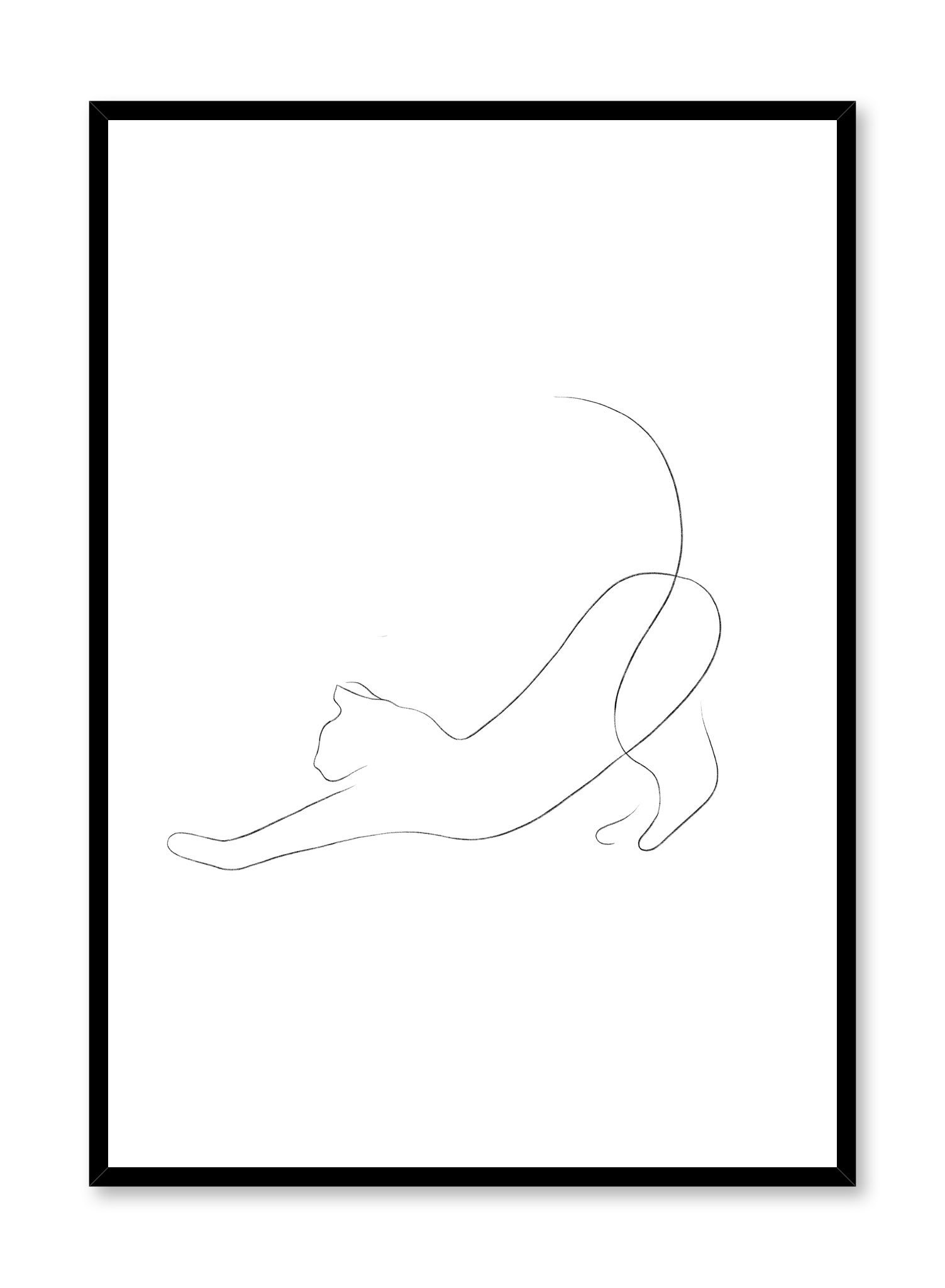 Cat Nap Poster Prints Wall Art Gift For Home Decoration 12x18 16x24 20x30 24x36 Inches