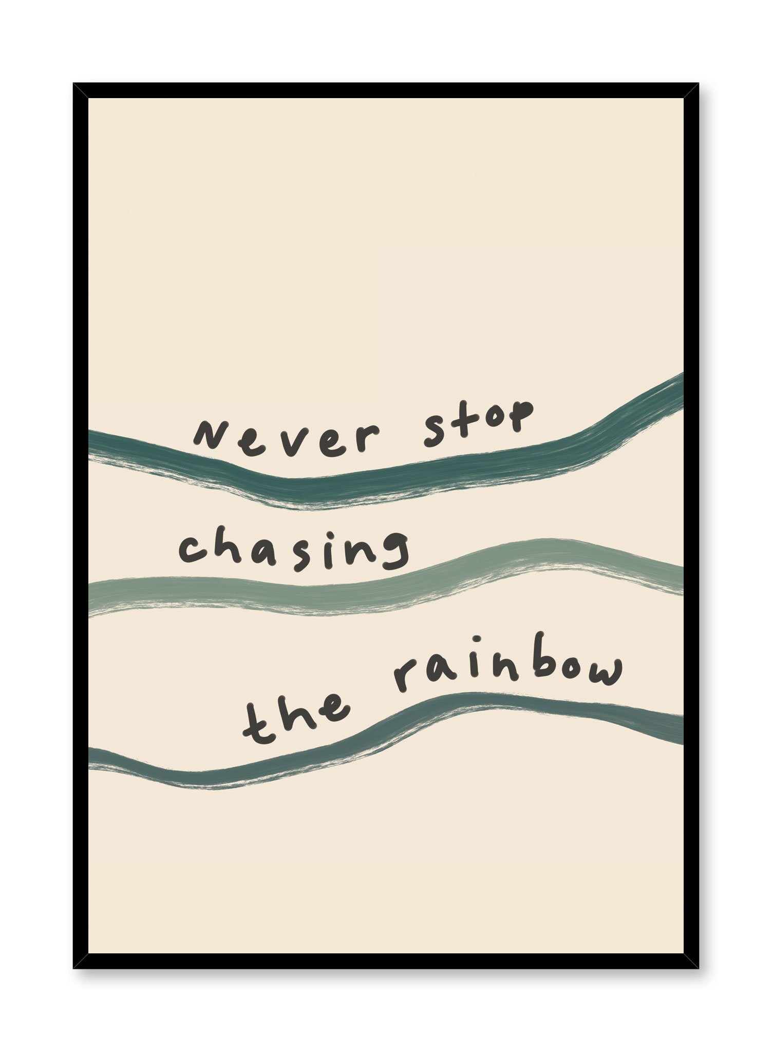 Chasing Rainbows Poster Prints Wall Art Gift For Home Decoration 12x18 16x24 20x30 24x36 Inches