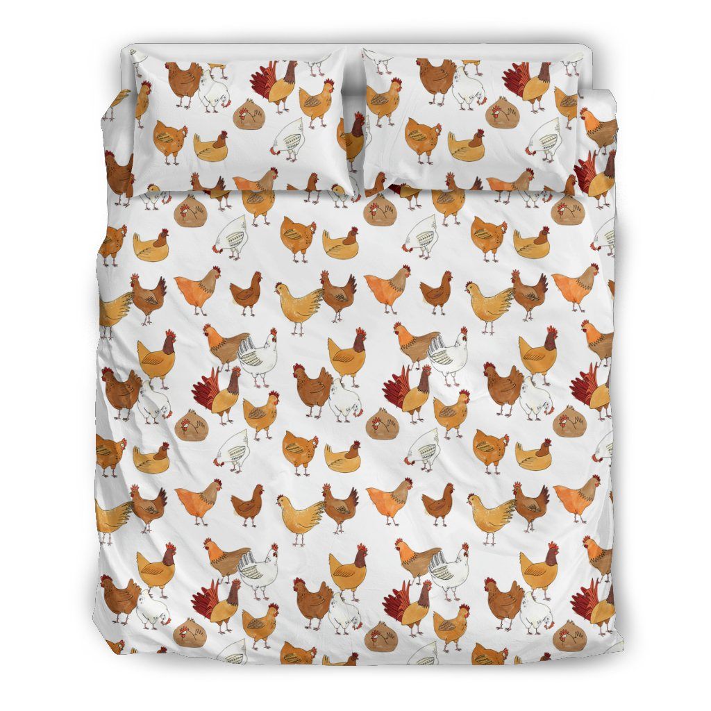 Chickkens Bedding Comforter Set For Bedroom