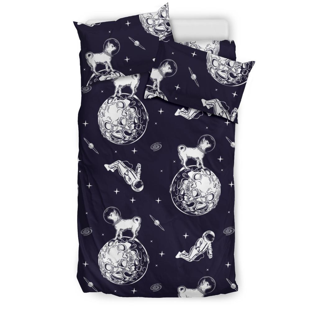 Chihuahua Space Helmet Astronaut Pattern Bedding Comforter Set