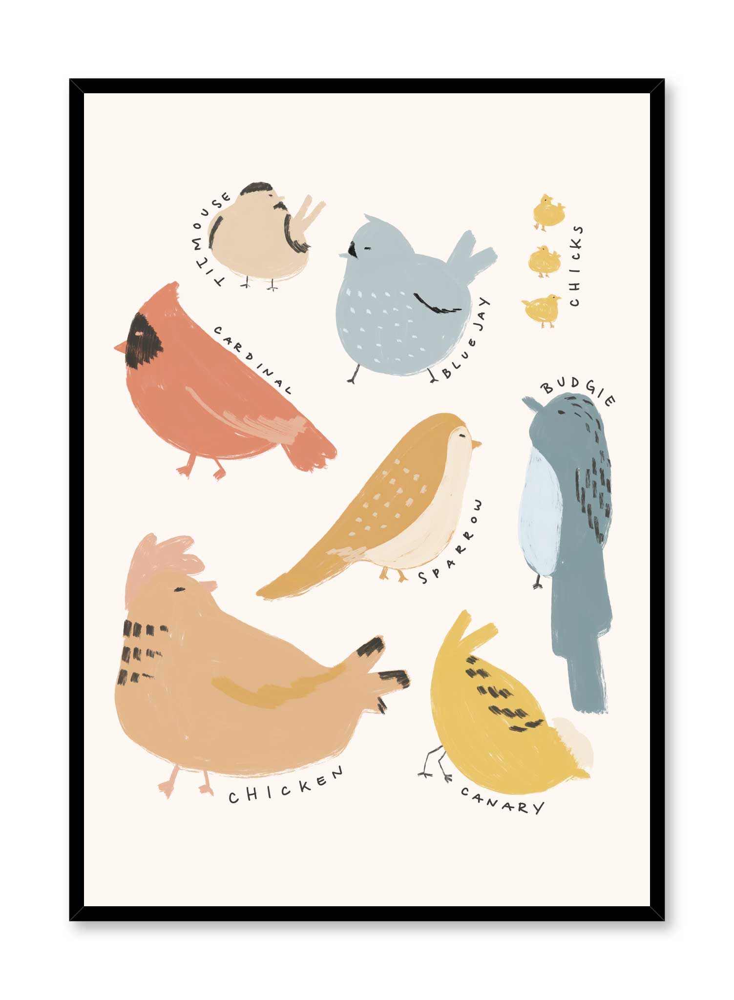 Chipper Friends Poster Prints Wall Art Gift For Home Decoration 12x18 16x24 20x30 24x36 Inches