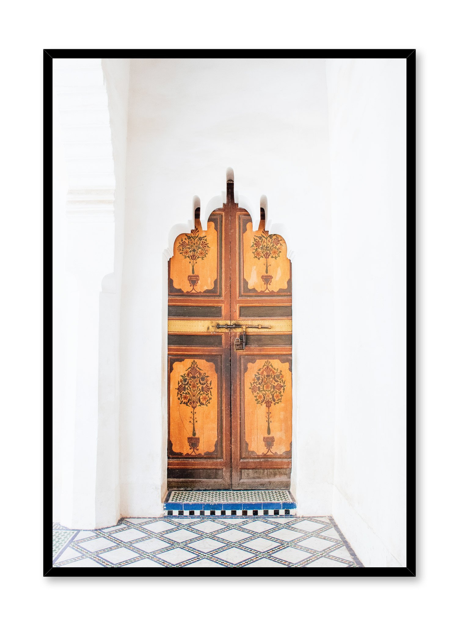 Colourful Doorway Poster Prints Wall Art Gift For Home Decoration 12x18 16x24 20x30 24x36 Inches
