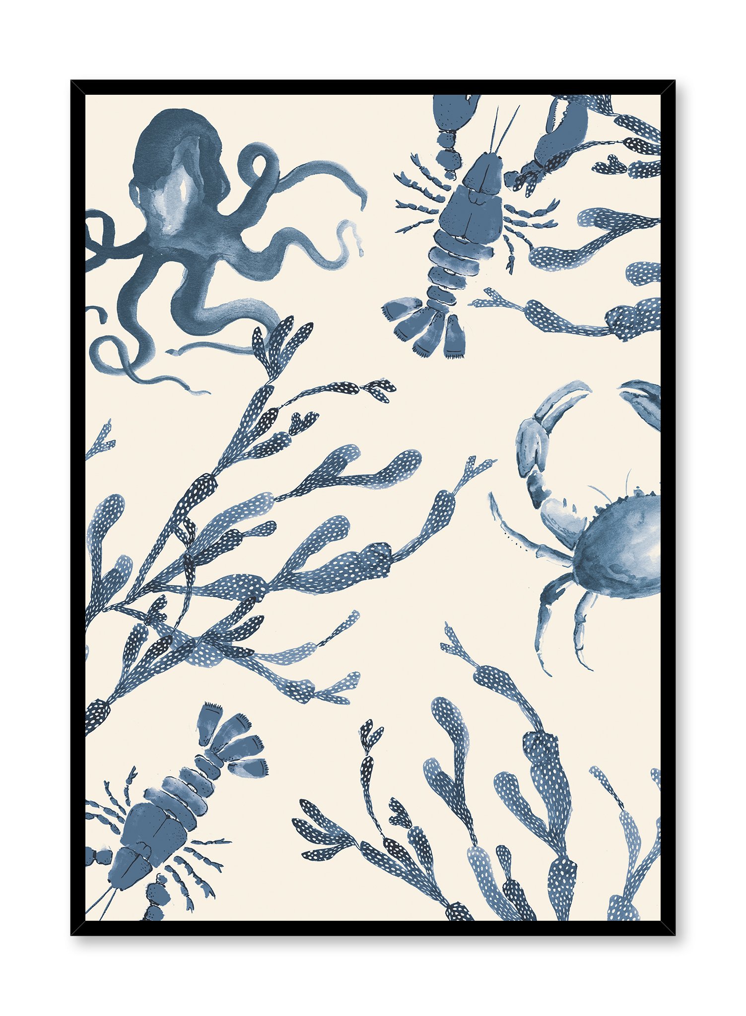 Cool Crustaceans Poster Prints Wall Art Gift For Home Decoration 12x18 16x24 20x30 24x36 Inches