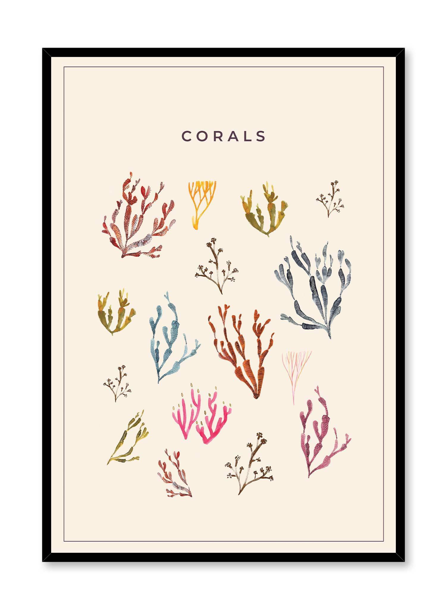 Coral Reef Poster Prints Wall Art Gift For Home Decoration 12x18 16x24 20x30 24x36 Inches