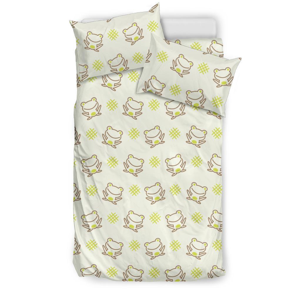 Cute Cartoon Frog Baby Pattern Bedding Comforter Set