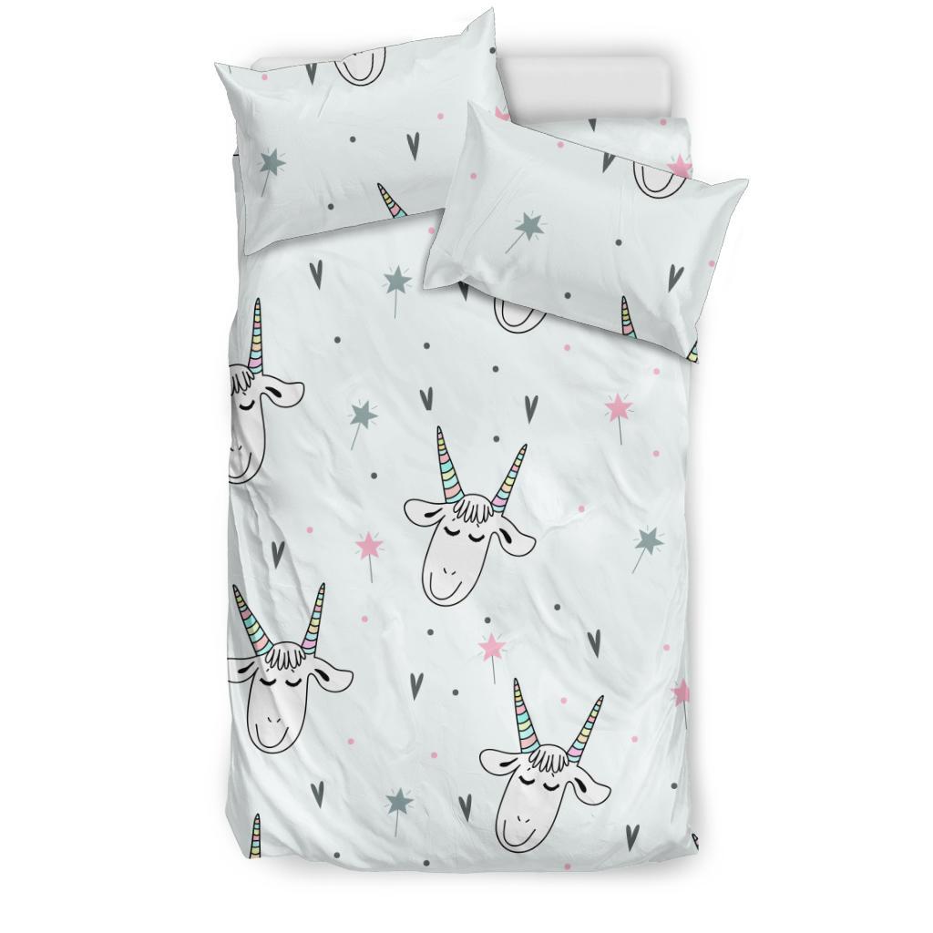 Cute Goat Design Pattern Bedding Comforter Set