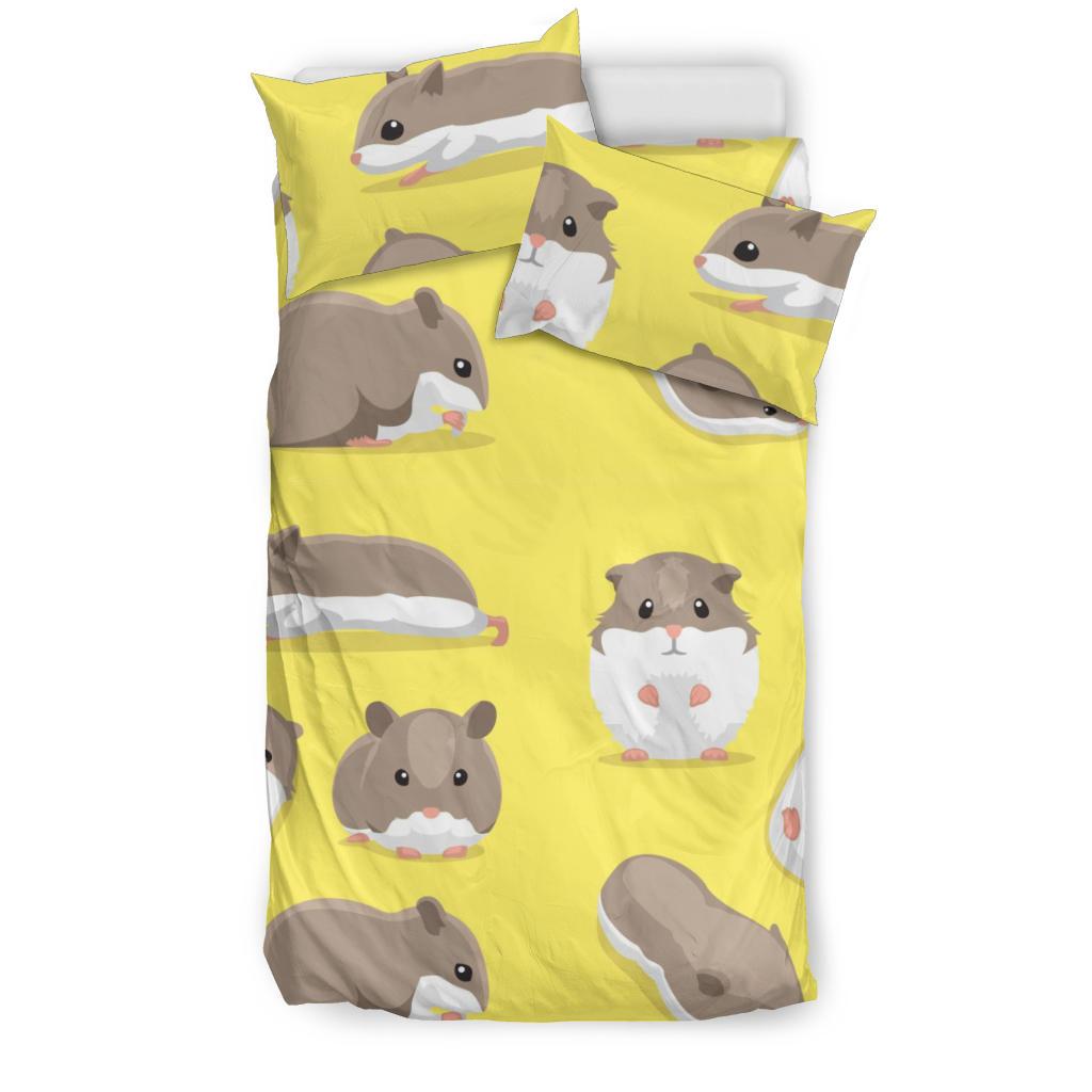 Cute Hamster Pattern Bedding Comforter Set
