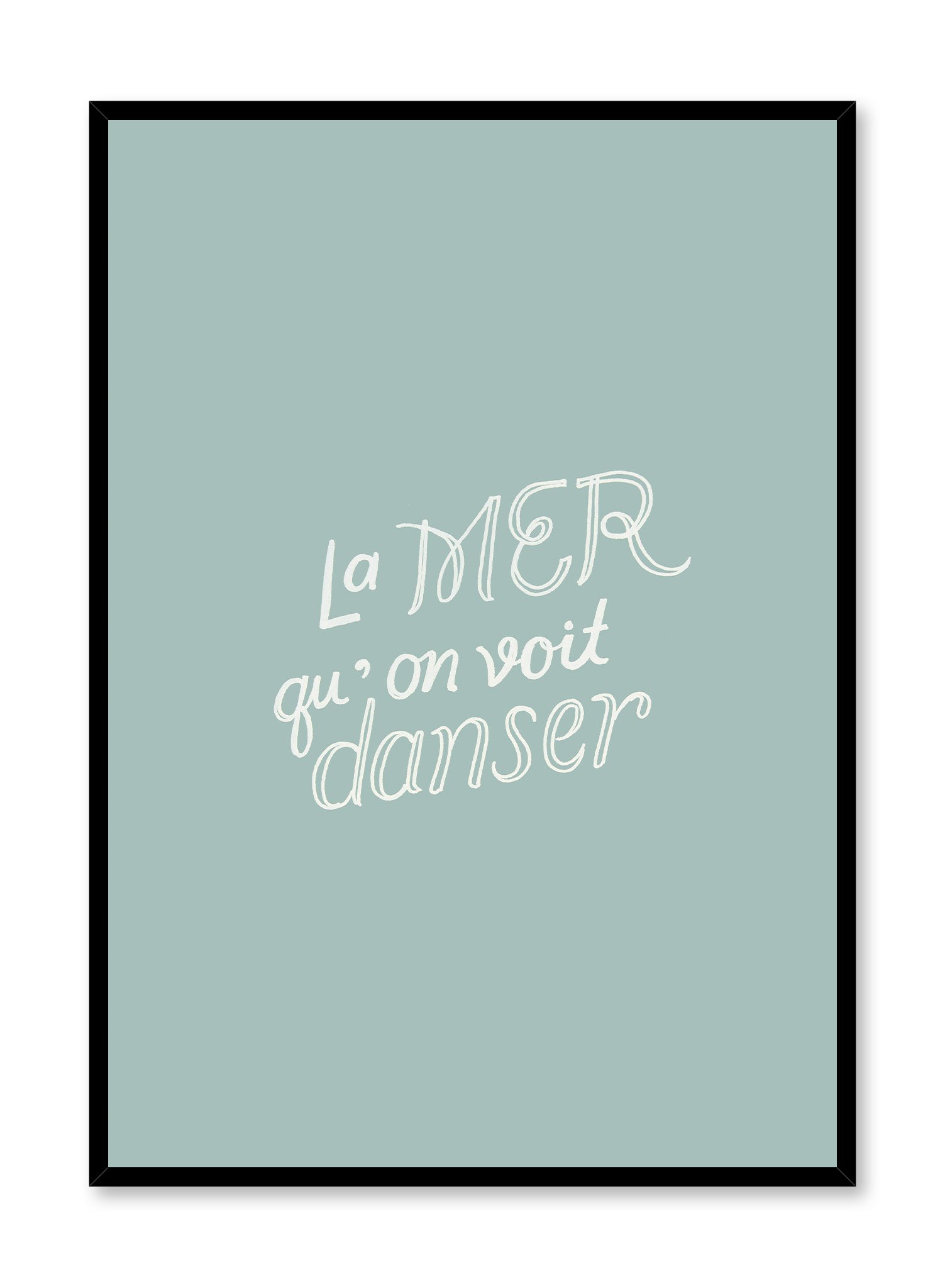Dancing Sea Poster Prints Wall Art Gift For Home Decoration 12x18 16x24 20x30 24x36 Inches