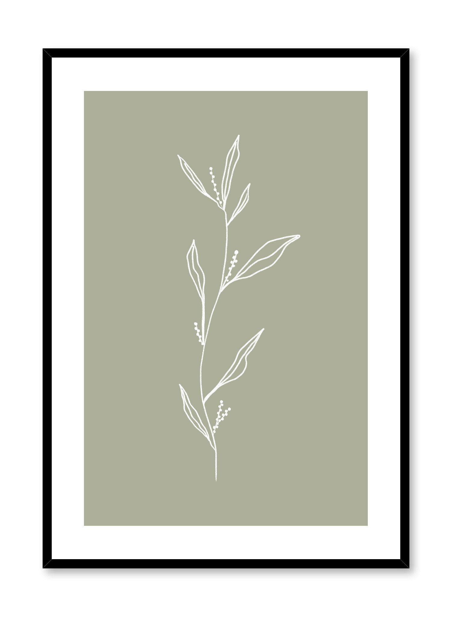 Delicate Sprig Poster Prints Wall Art Gift For Home Decoration 12x18 16x24 20x30 24x36 Inches