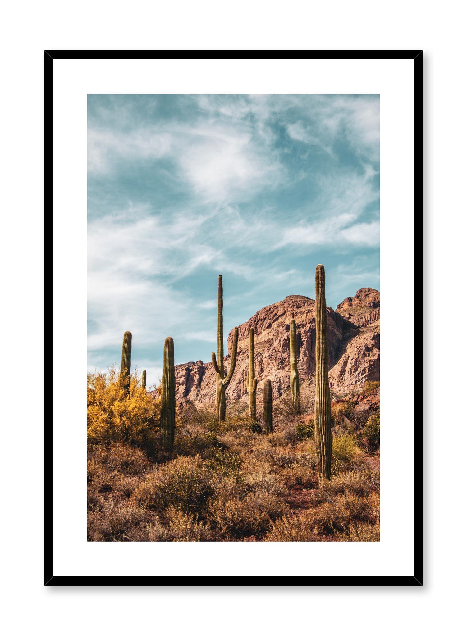 Desert Landscape Poster Prints Wall Art Gift For Home Decoration 12x18 16x24 20x30 24x36 Inches