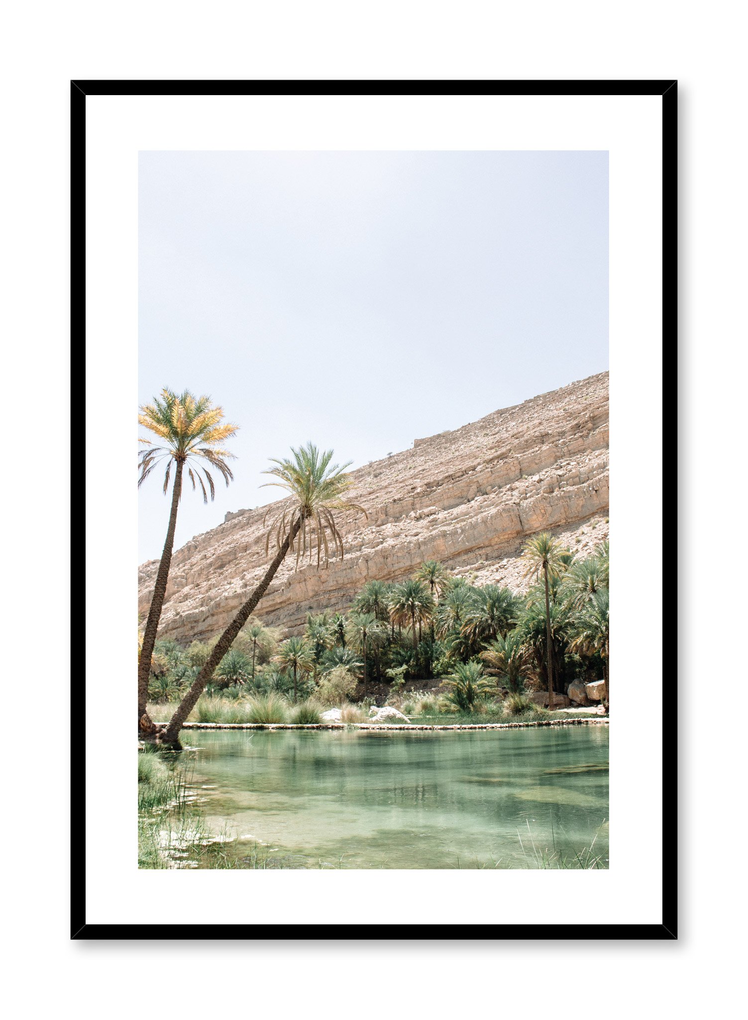 Desert Oasis Poster Prints Wall Art Gift For Home Decoration 12x18 16x24 20x30 24x36 Inches