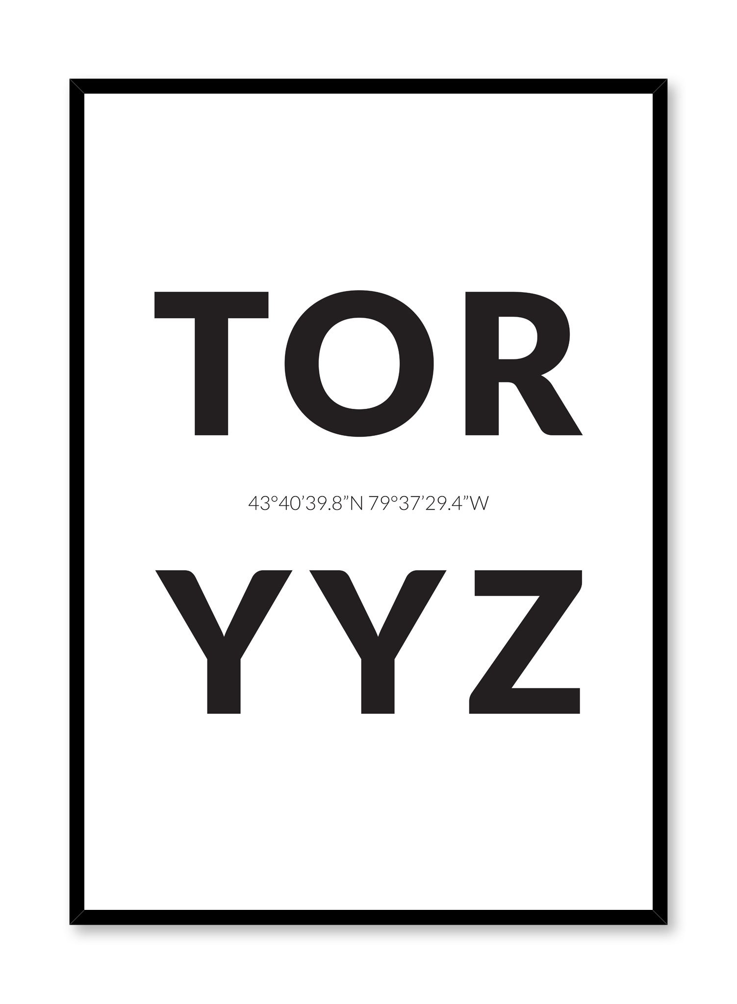 Destination: Toronto Poster Prints Wall Art Gift For Home Decoration 12x18 16x24 20x30 24x36 Inches