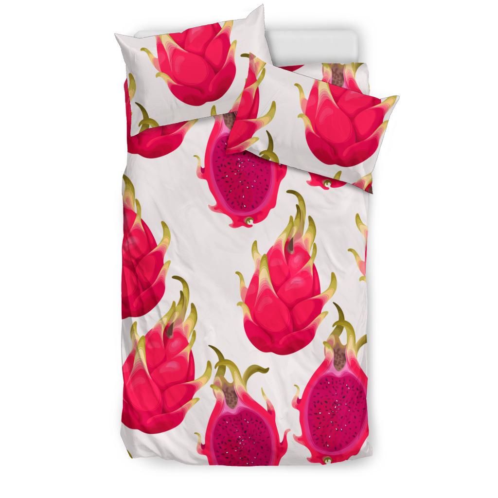 Dragon Fruits Design Pattern Bedding Comforter Set