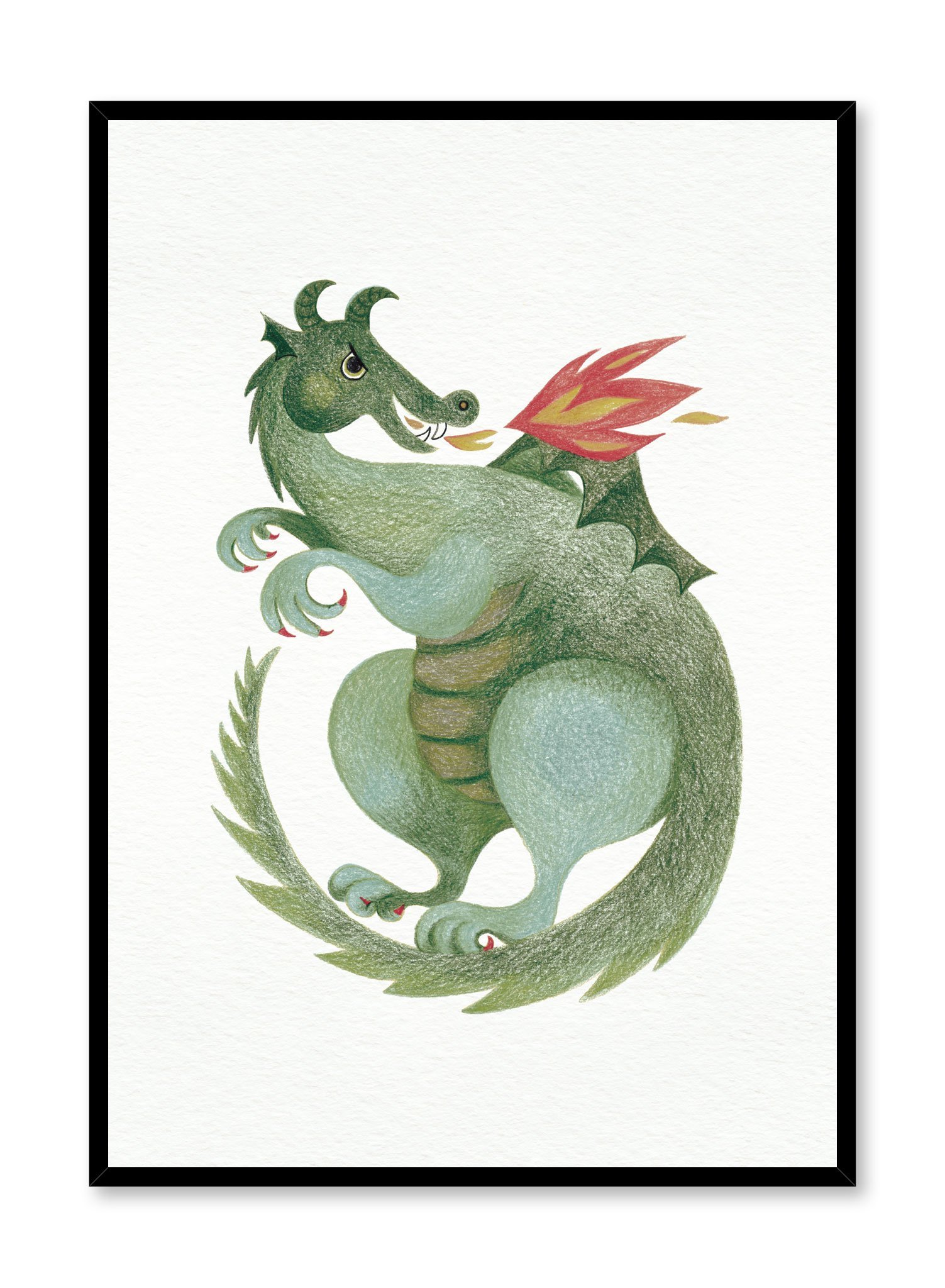 Dragon’s Breath Poster Prints Wall Art Gift For Home Decoration 12x18 16x24 20x30 24x36 Inches