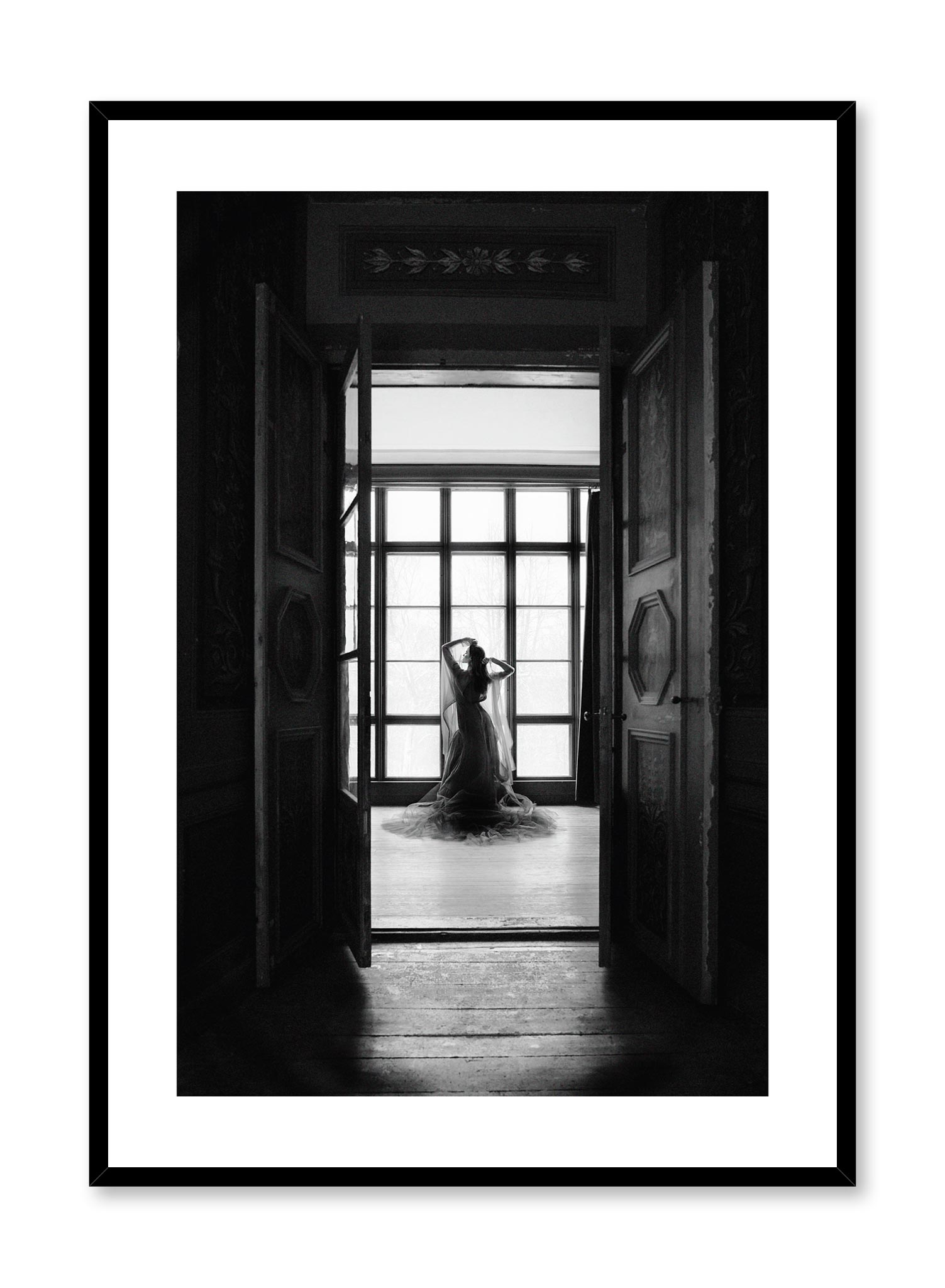 Elegant Silhouette Poster Prints Wall Art Gift For Home Decoration 12x18 16x24 20x30 24x36 Inches