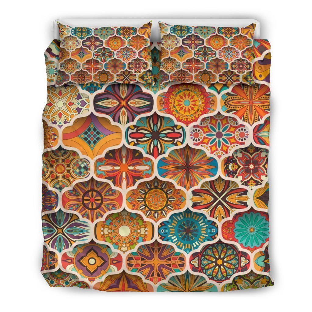 Ethnic Mandala Bohemian Pattern Bedding Comforter Set For Bedroom