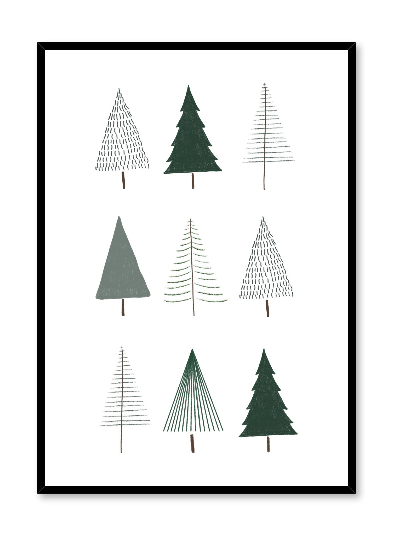 Evergreen Poster Prints Wall Art Gift For Home Decoration 12x18 16x24 20x30 24x36 Inches