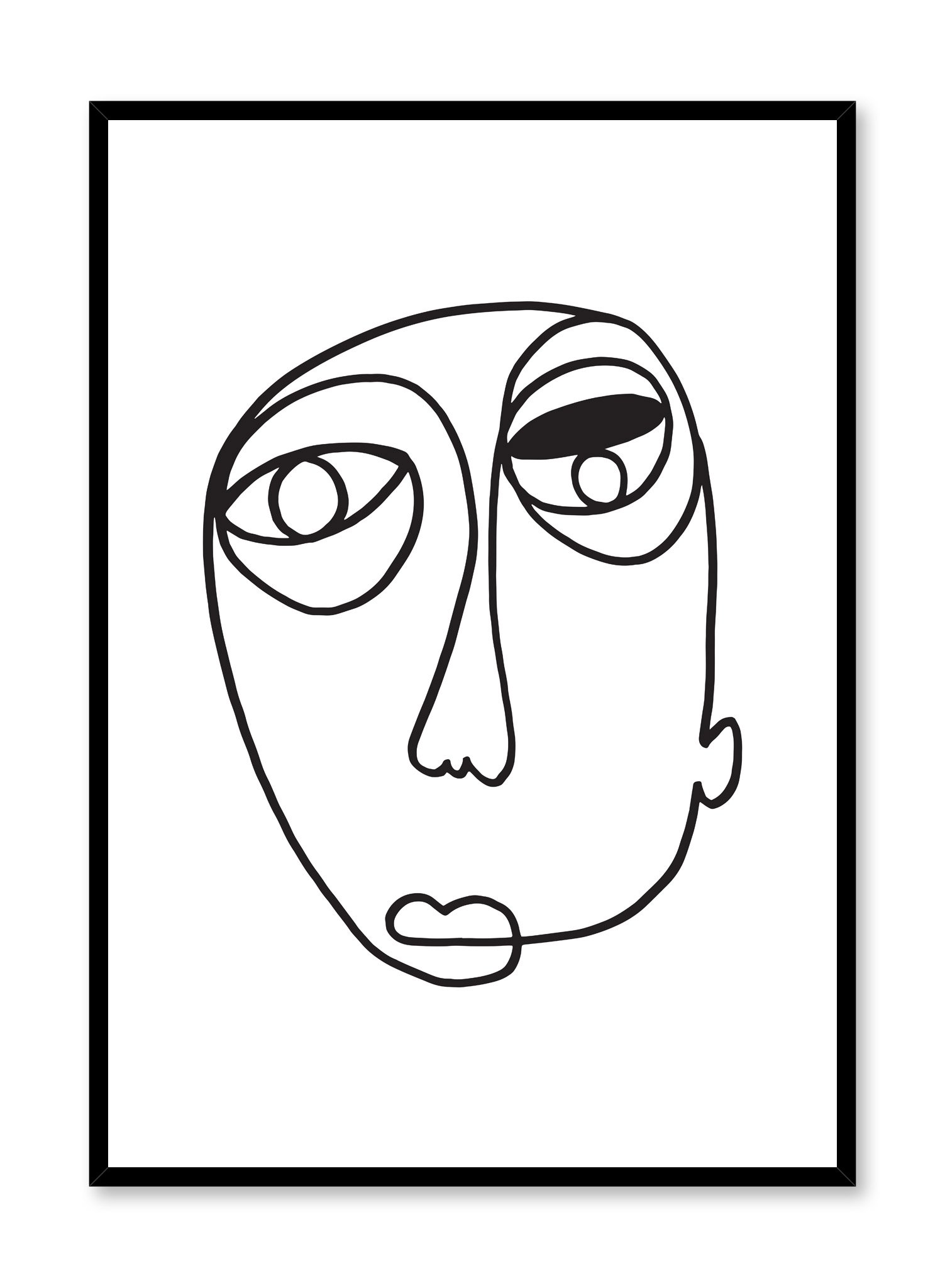 Faced With Mystery Poster Prints Wall Art Gift For Home Decoration 12x18 16x24 20x30 24x36 Inches