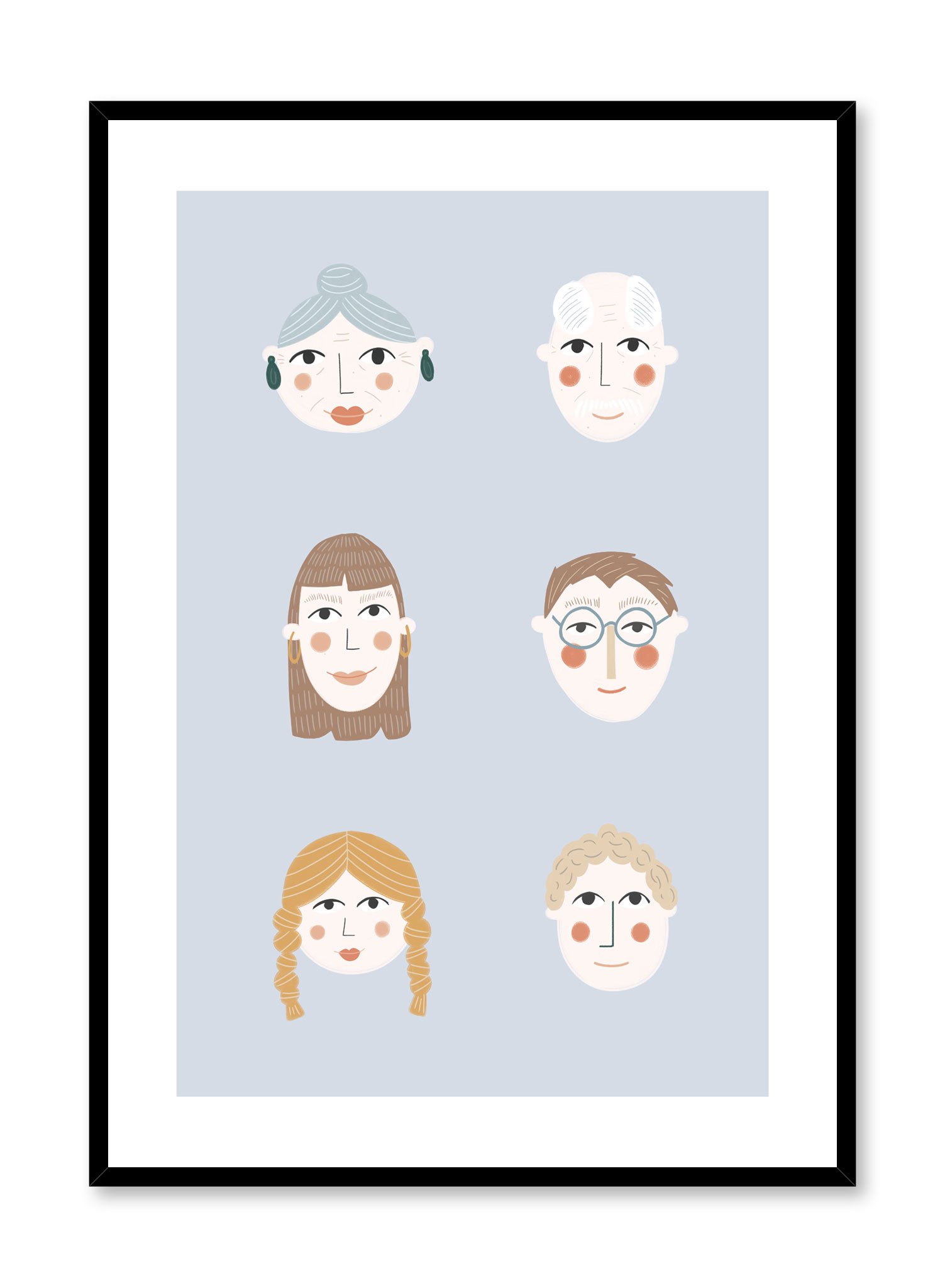 Family Ties Poster Prints Wall Art Gift For Home Decoration 12x18 16x24 20x30 24x36 Inches
