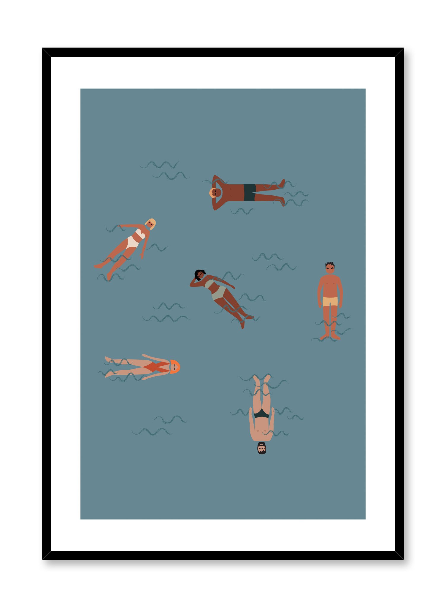 Floaters Poster Prints Wall Art Gift For Home Decoration 12x18 16x24 20x30 24x36 Inches