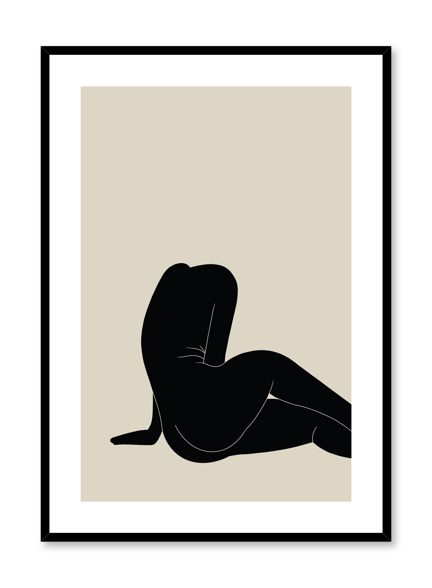 Floor Pose Poster Prints Wall Art Gift For Home Decoration 12x18 16x24 20x30 24x36 Inches