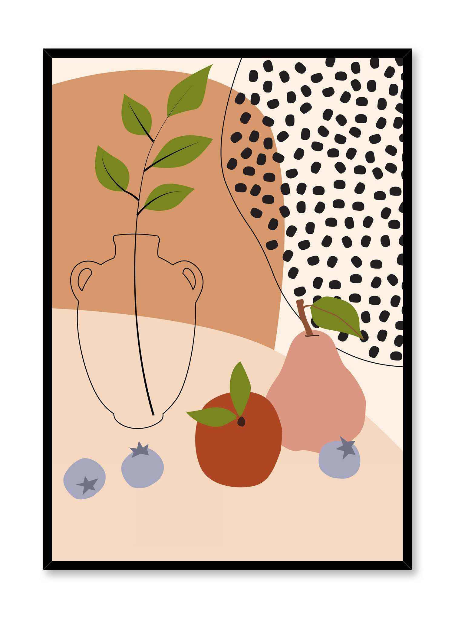 Fruity Harmony Poster Prints Wall Art Gift For Home Decoration 12x18 16x24 20x30 24x36 Inches