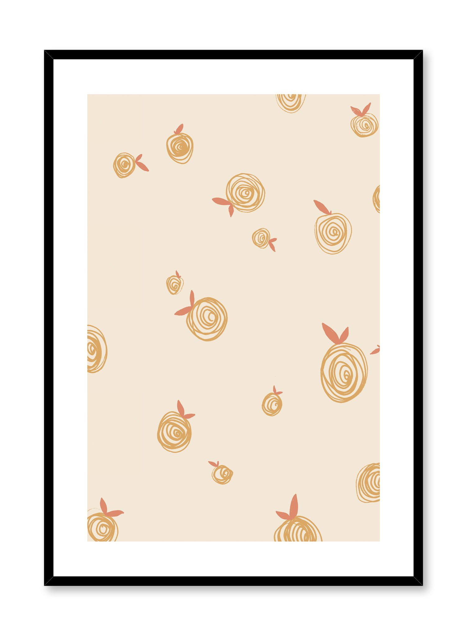 Fruity Pattern Poster Prints Wall Art Gift For Home Decoration 12x18 16x24 20x30 24x36 Inches