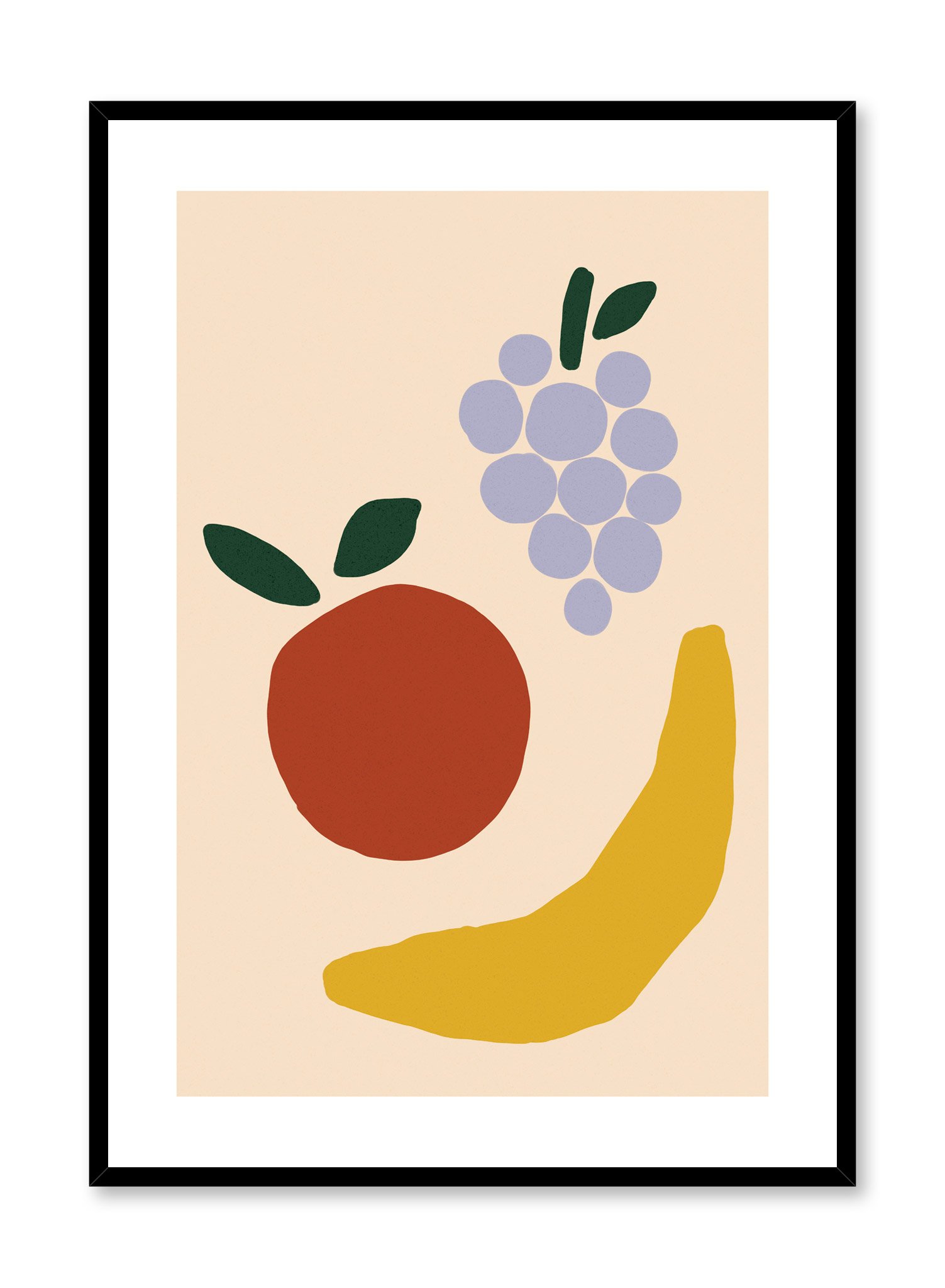 Fruity Trinity Poster Prints Wall Art Gift For Home Decoration 12x18 16x24 20x30 24x36 Inches