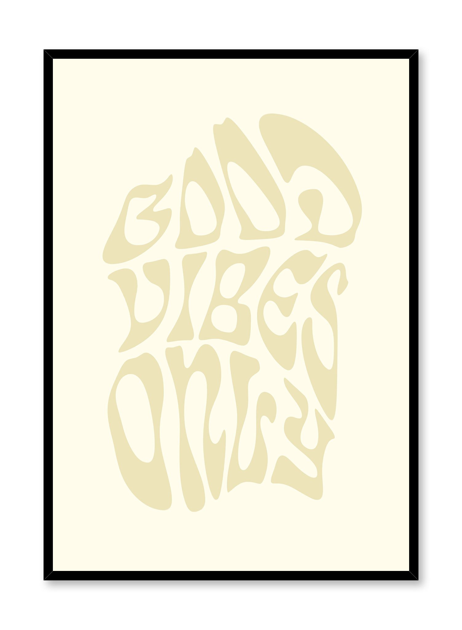 Good Vibes Only Poster Prints Wall Art Gift For Home Decoration 12x18 16x24 20x30 24x36 Inches