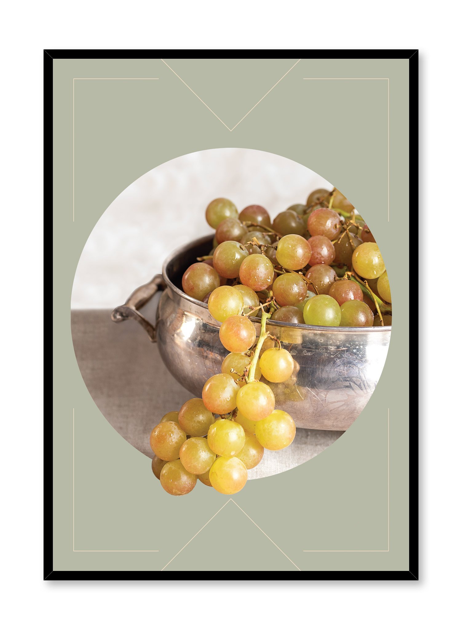 Grape Abundance Poster Prints Wall Art Gift For Home Decoration 12x18 16x24 20x30 24x36 Inches