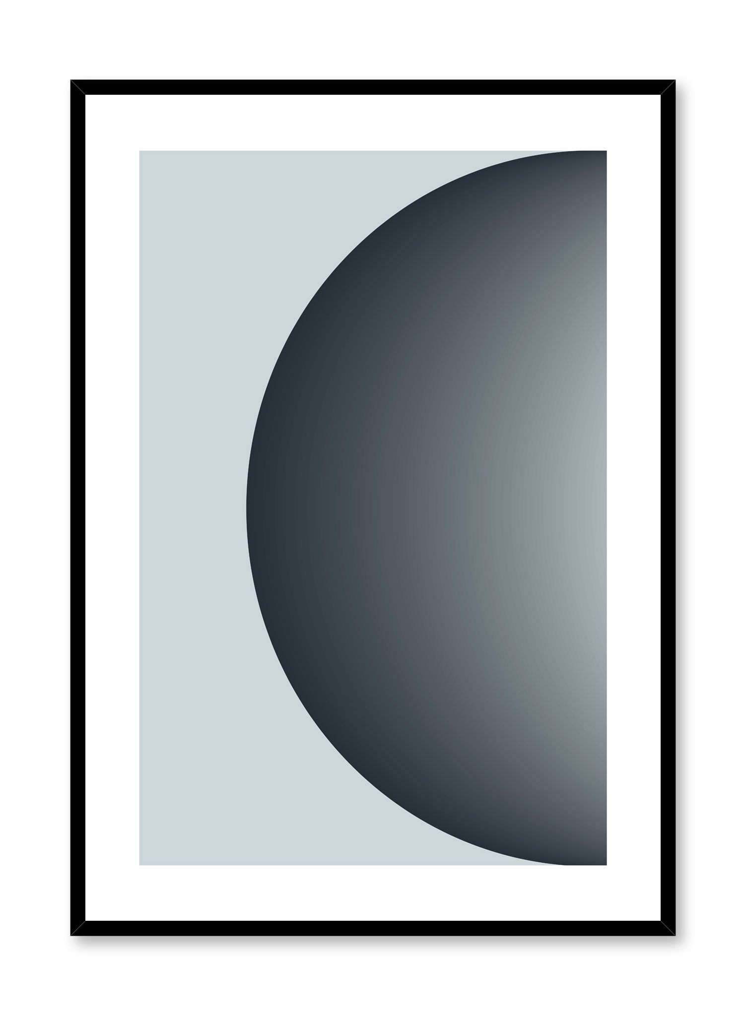 Half Moon Poster Prints Wall Art Gift For Home Decoration 12x18 16x24 20x30 24x36 Inches