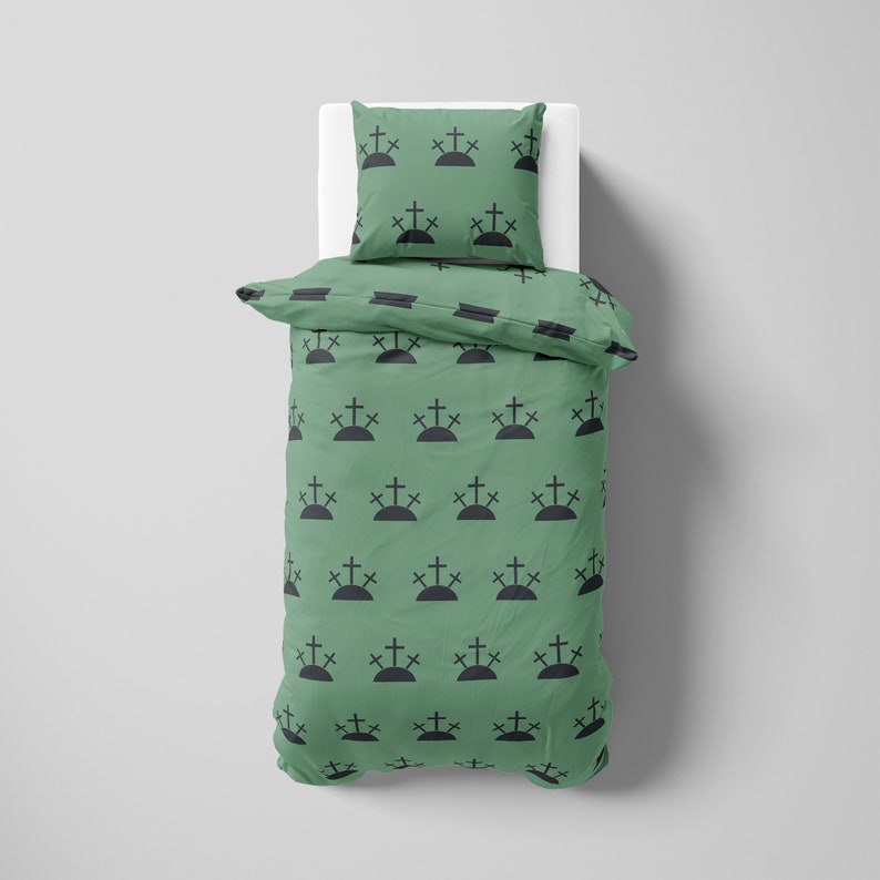 Halloween Crosses Bedding Comforter Set
