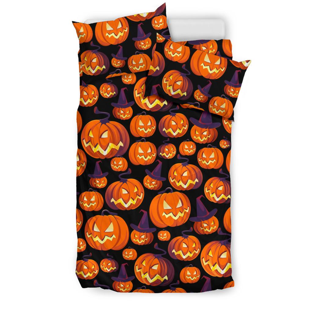 Halloween Pumpkin Pattern Bedding Comforter Set